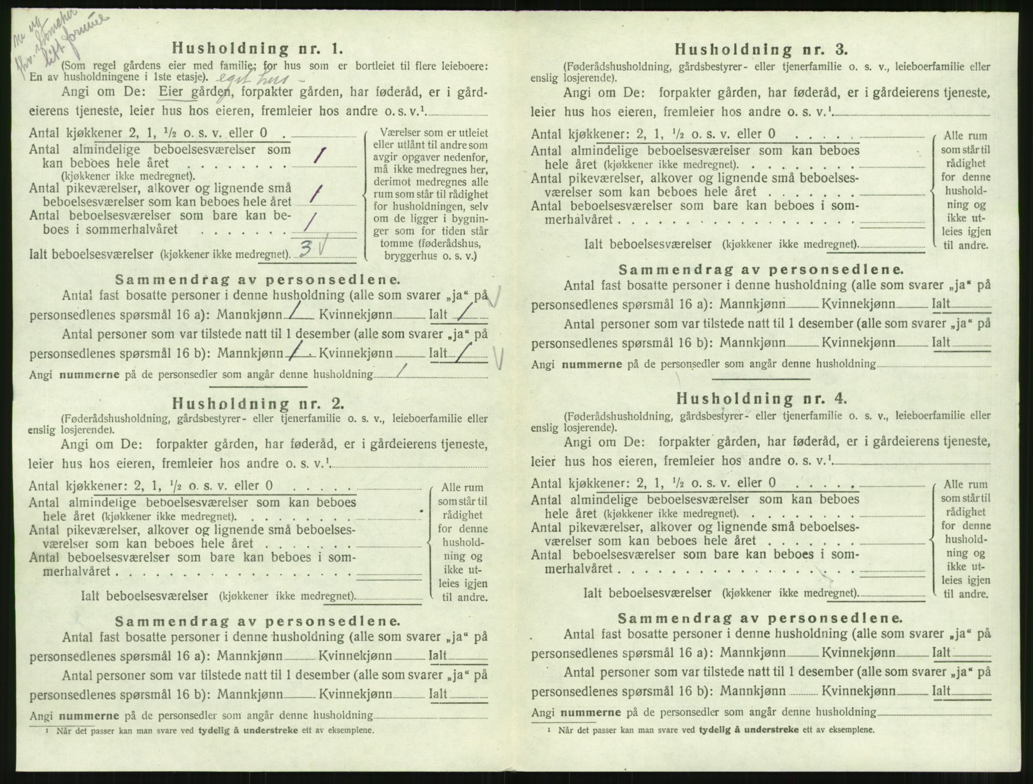 SAT, Folketelling 1920 for 1561 Øksendal herred, 1920, s. 30