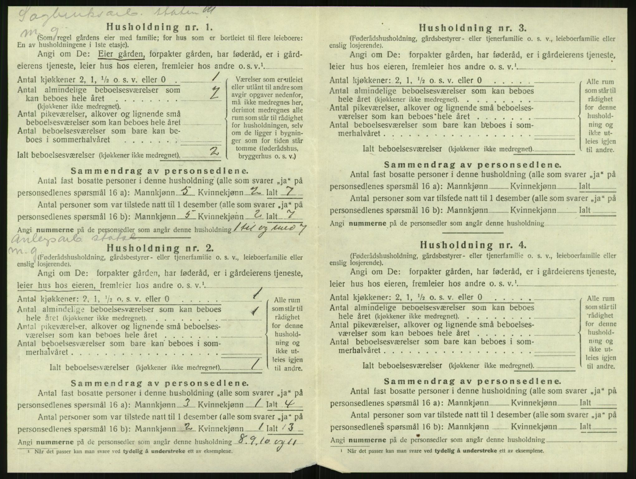 SAT, Folketelling 1920 for 1734 Stod herred, 1920, s. 417