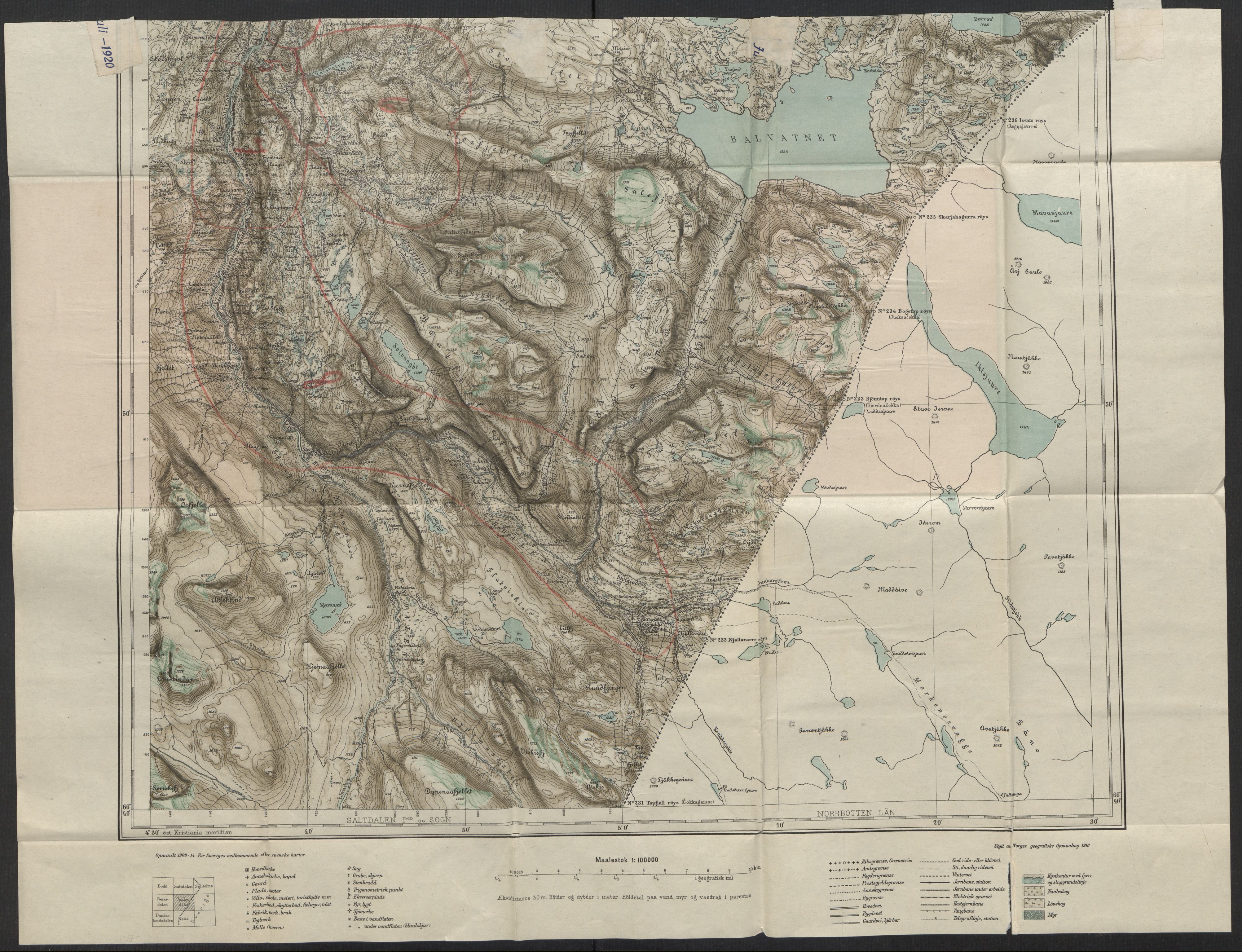 SAT, Folketelling 1920 for 1840 Saltdal herred, 1920, s. 16