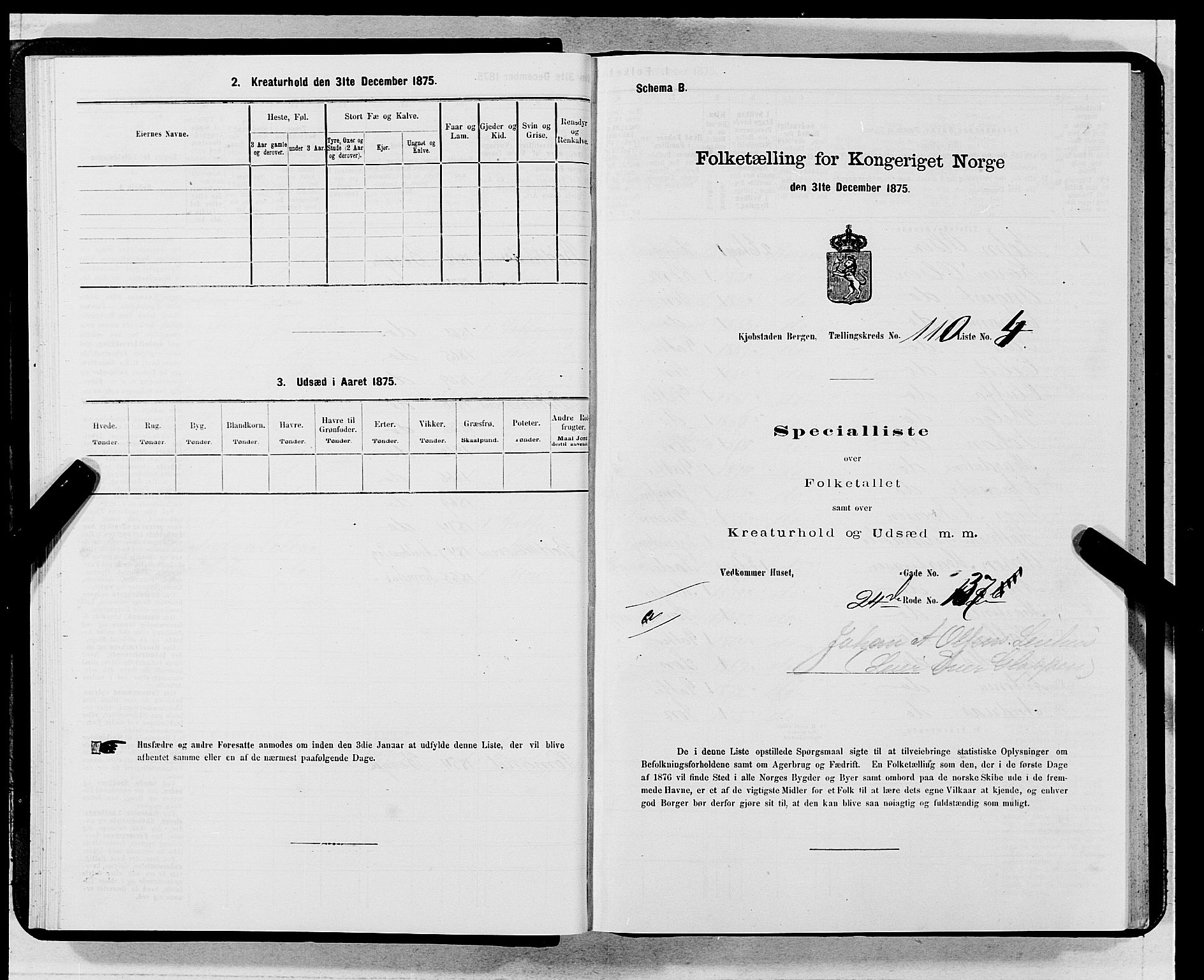 SAB, Folketelling 1875 for 1301 Bergen kjøpstad, 1875, s. 5976