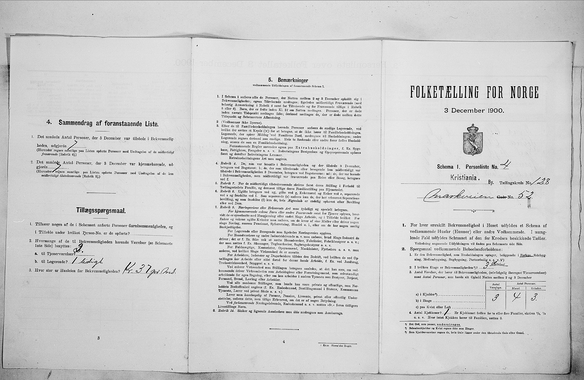 SAO, Folketelling 1900 for 0301 Kristiania kjøpstad, 1900, s. 58408