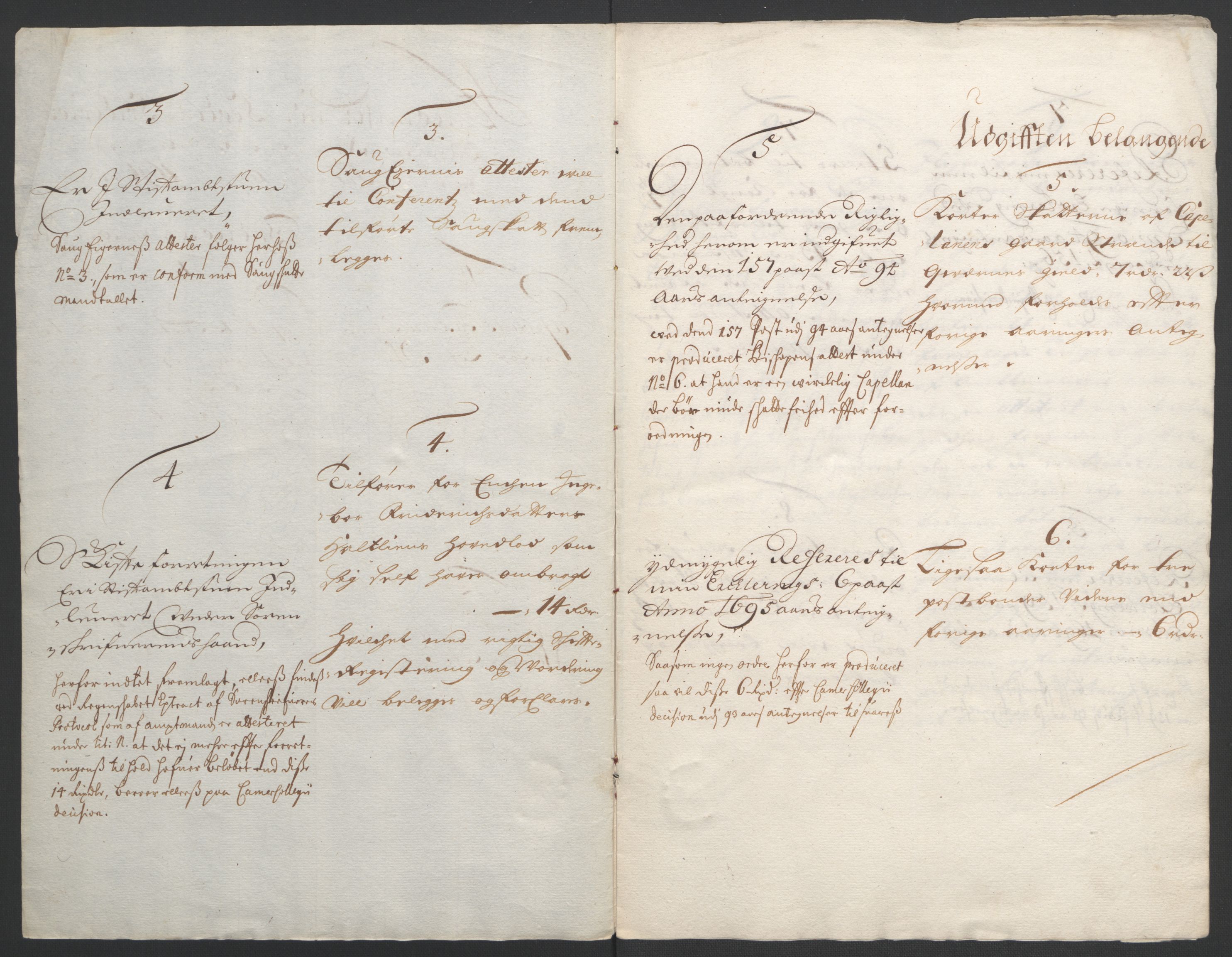 Rentekammeret inntil 1814, Reviderte regnskaper, Fogderegnskap, AV/RA-EA-4092/R56/L3736: Fogderegnskap Nordmøre, 1694-1696, s. 474