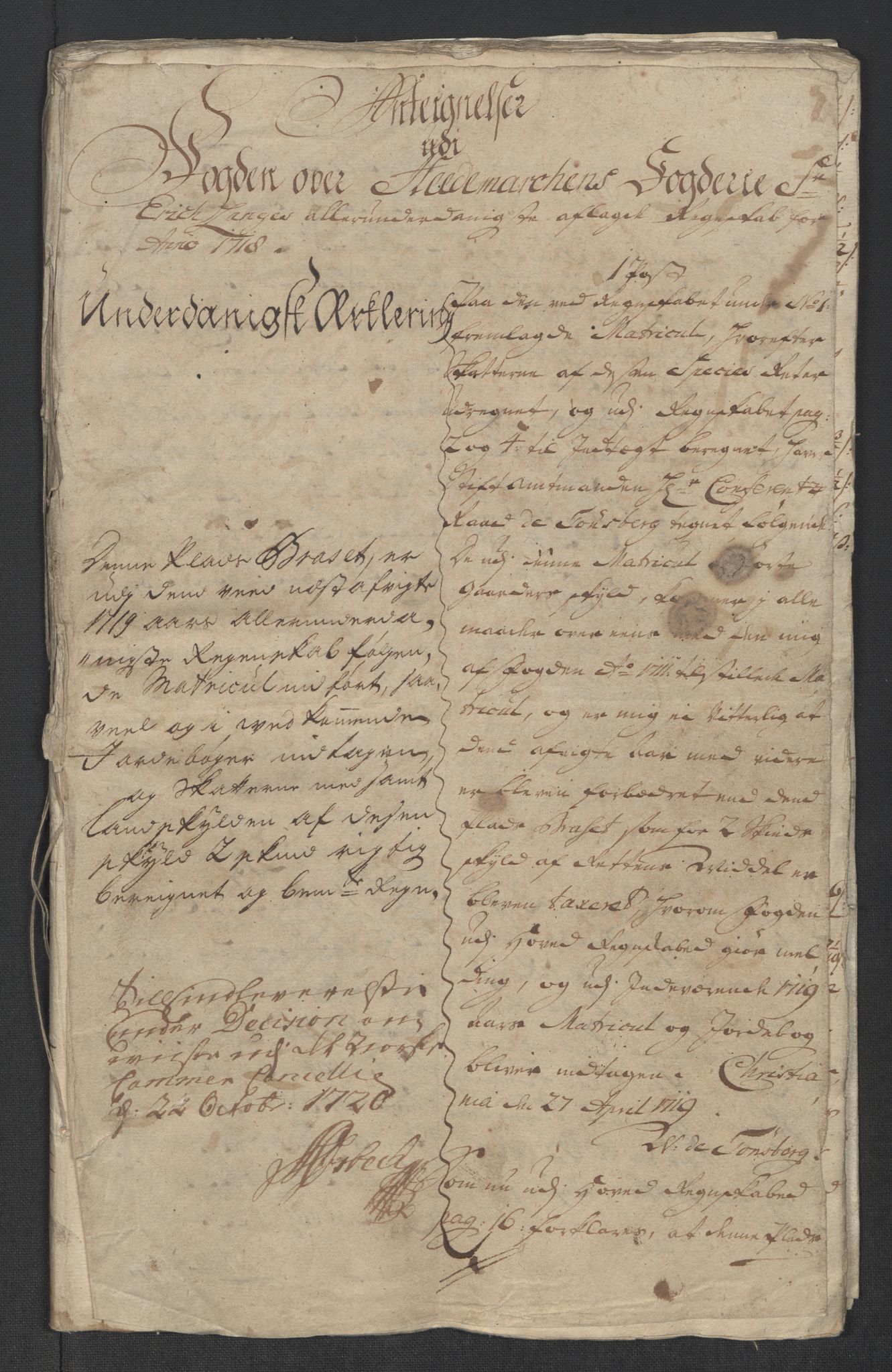 Rentekammeret inntil 1814, Reviderte regnskaper, Fogderegnskap, AV/RA-EA-4092/R16/L1057: Fogderegnskap Hedmark, 1718, s. 398