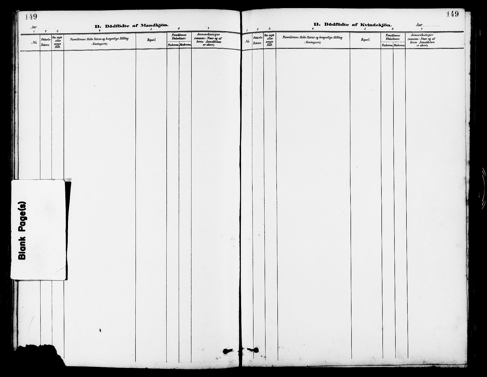 Lye sokneprestkontor, SAST/A-101794/001/30BB/L0007: Klokkerbok nr. B 8, 1889-1909, s. 149