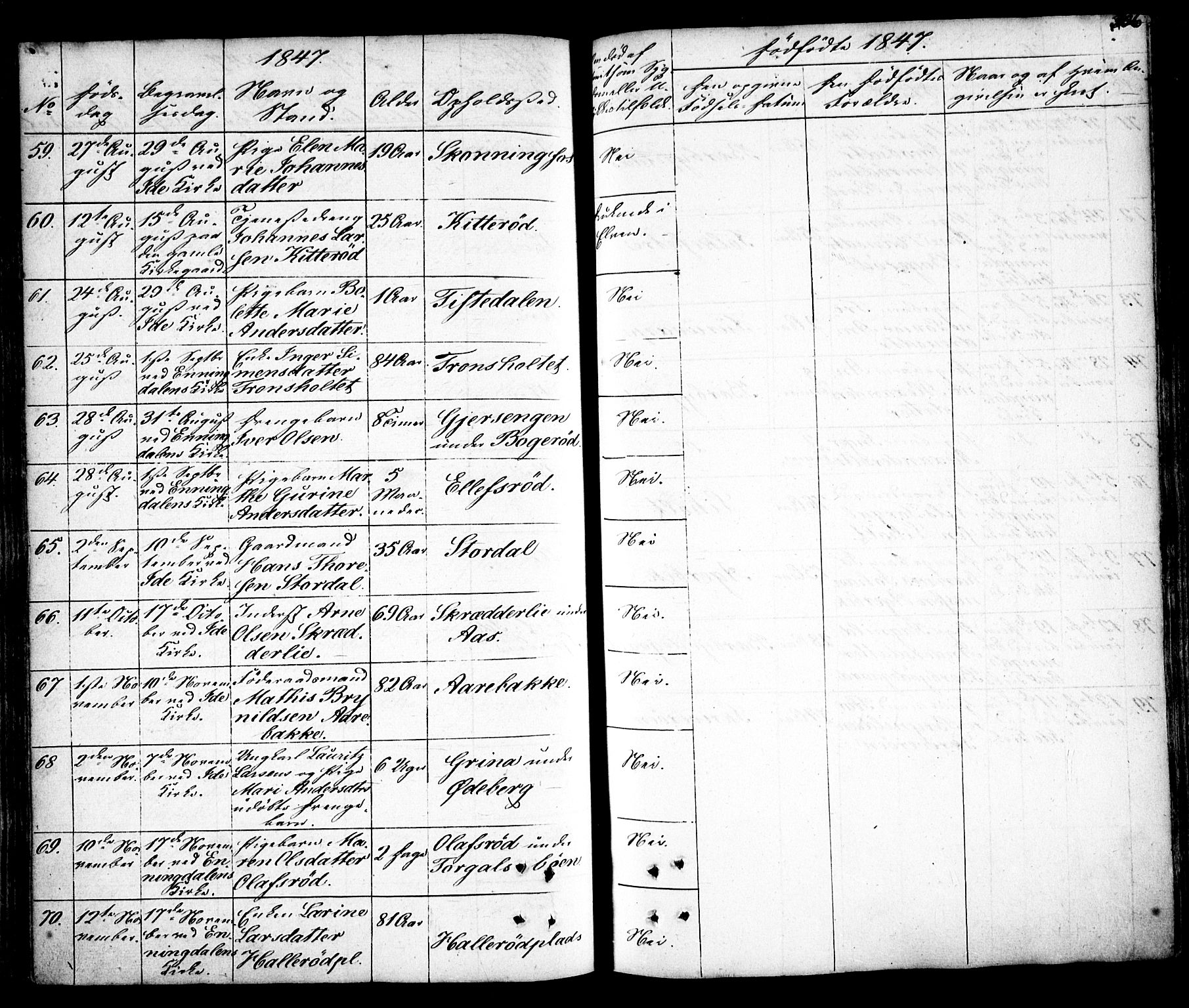 Idd prestekontor Kirkebøker, AV/SAO-A-10911/F/Fc/L0003: Ministerialbok nr. III 3, 1832-1847, s. 306