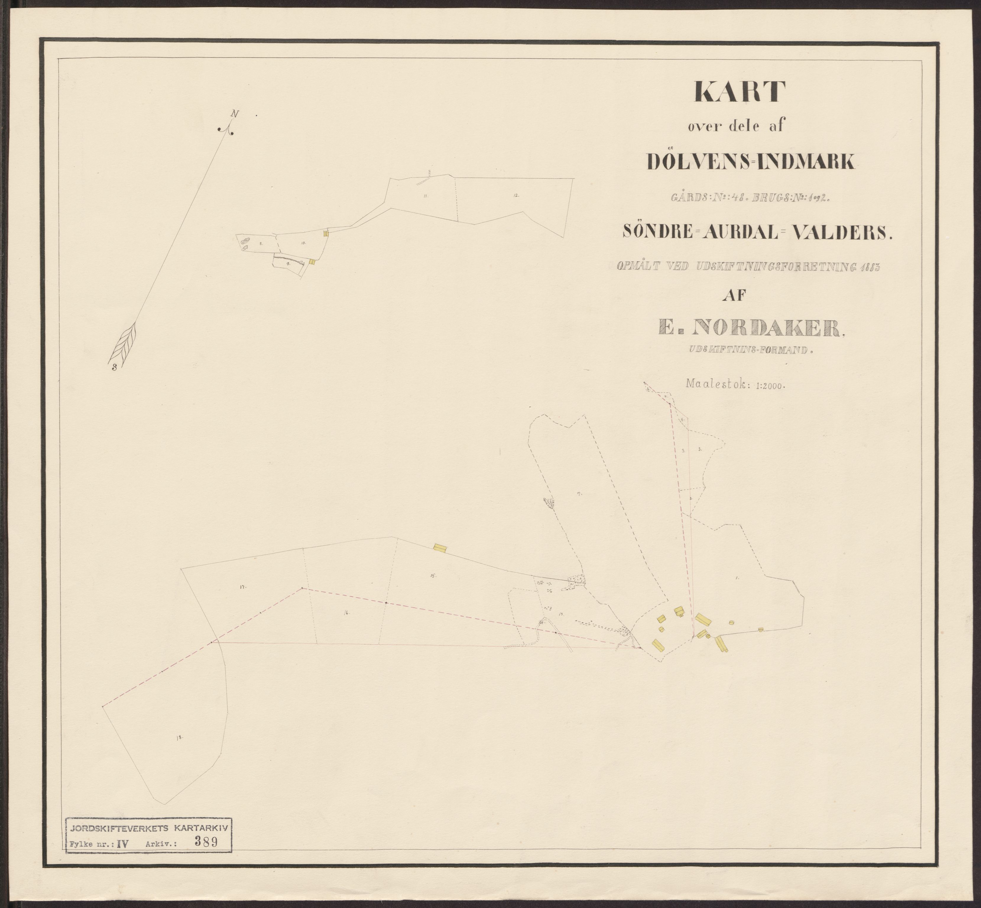 Jordskifteverkets kartarkiv, RA/S-3929/T, 1859-1988, s. 460