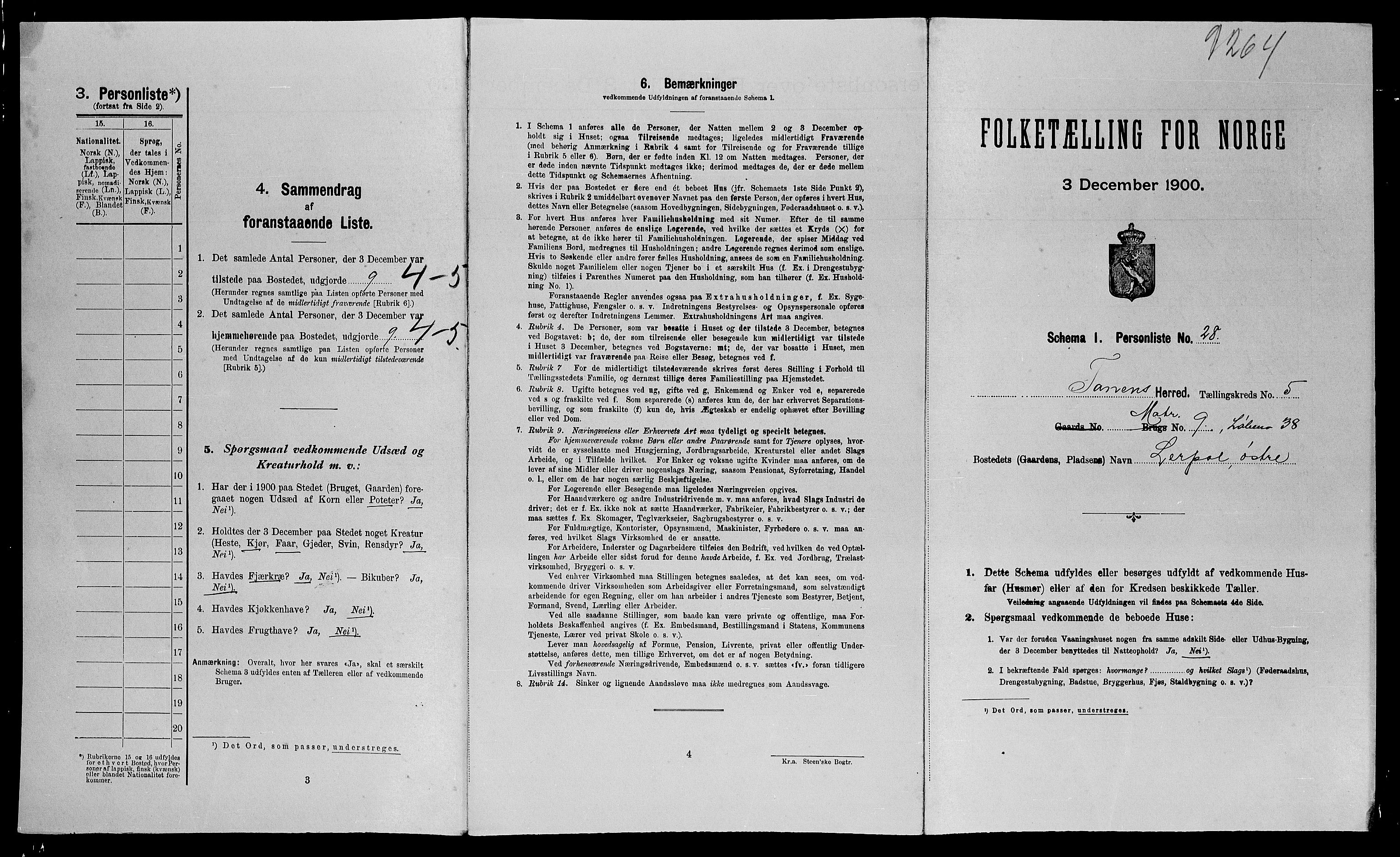 SATØ, Folketelling 1900 for 2025 Tana herred, 1900, s. 830