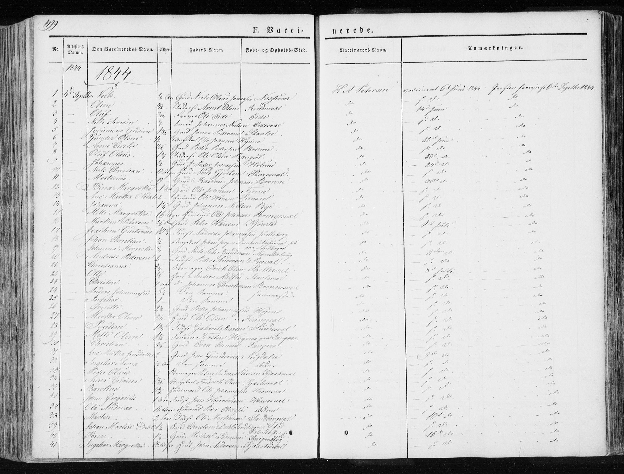 Ministerialprotokoller, klokkerbøker og fødselsregistre - Nord-Trøndelag, SAT/A-1458/717/L0154: Ministerialbok nr. 717A06 /1, 1836-1849, s. 499