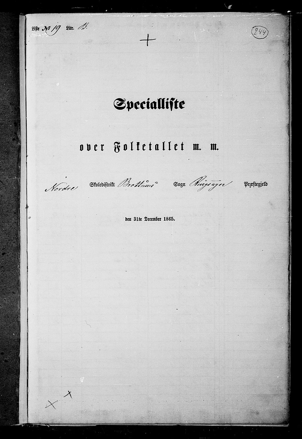 RA, Folketelling 1865 for 0412P Ringsaker prestegjeld, 1865, s. 478