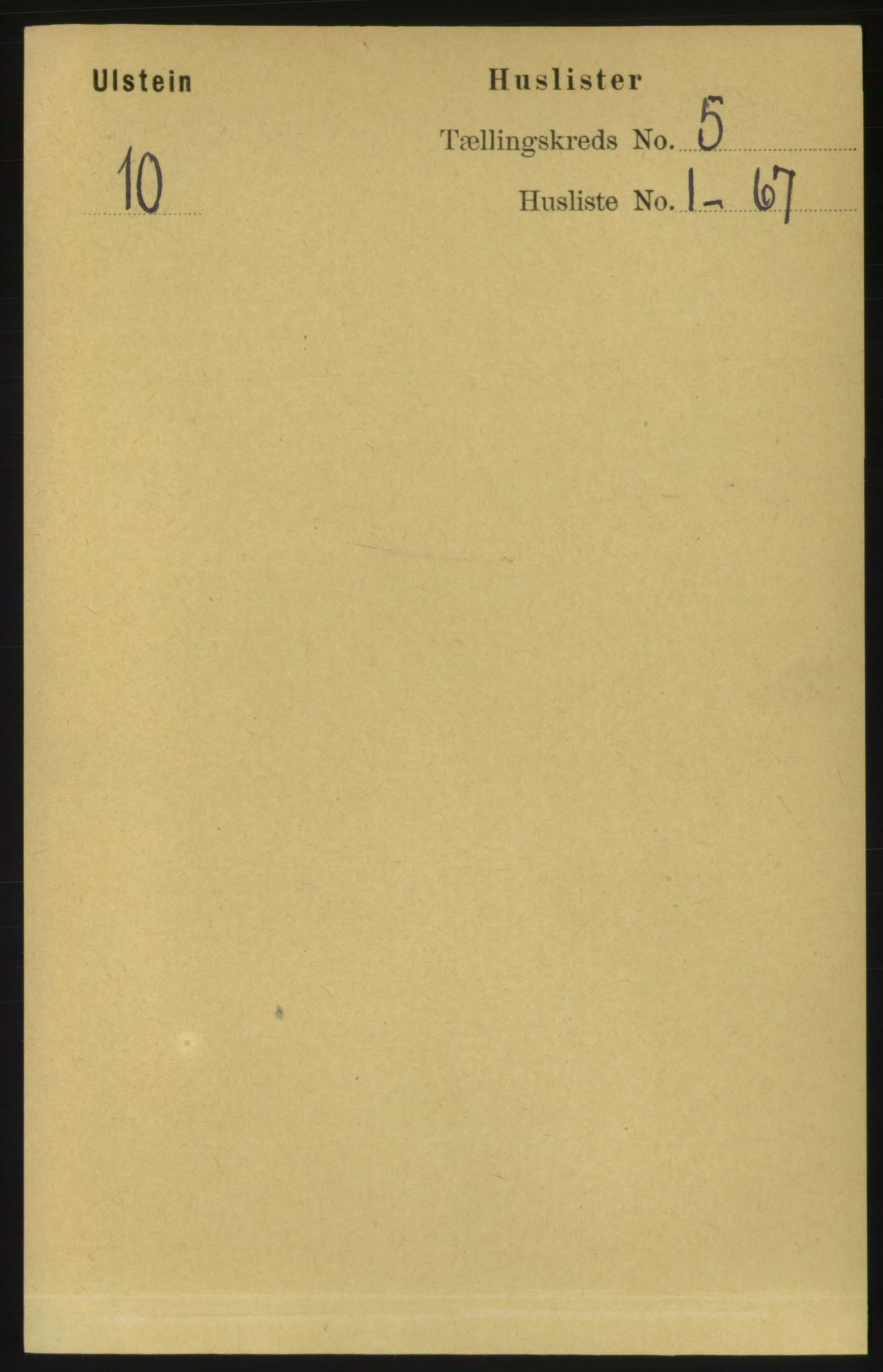 RA, Folketelling 1891 for 1516 Ulstein herred, 1891, s. 1190