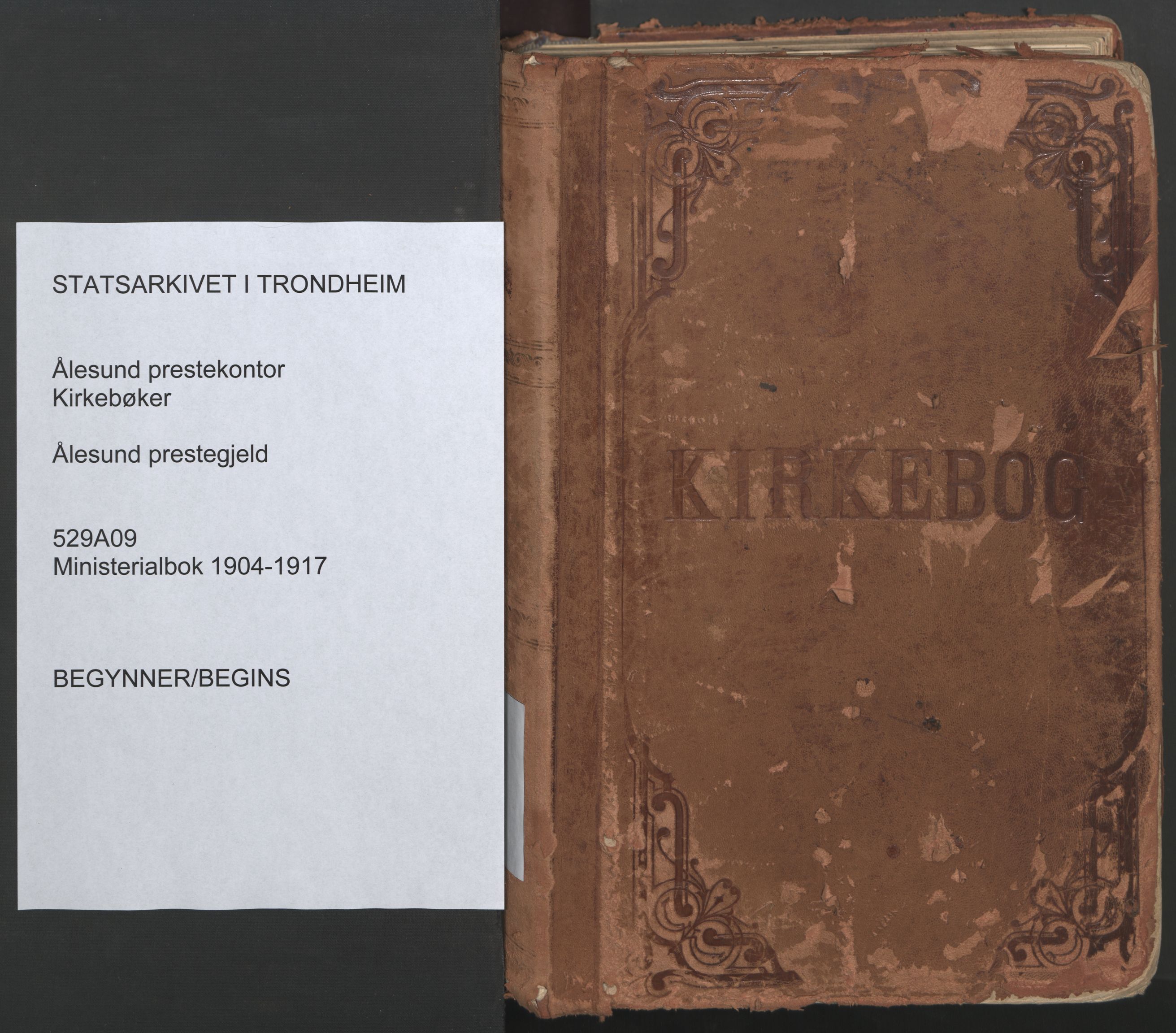 Ministerialprotokoller, klokkerbøker og fødselsregistre - Møre og Romsdal, AV/SAT-A-1454/529/L0459: Ministerialbok nr. 529A09, 1904-1917