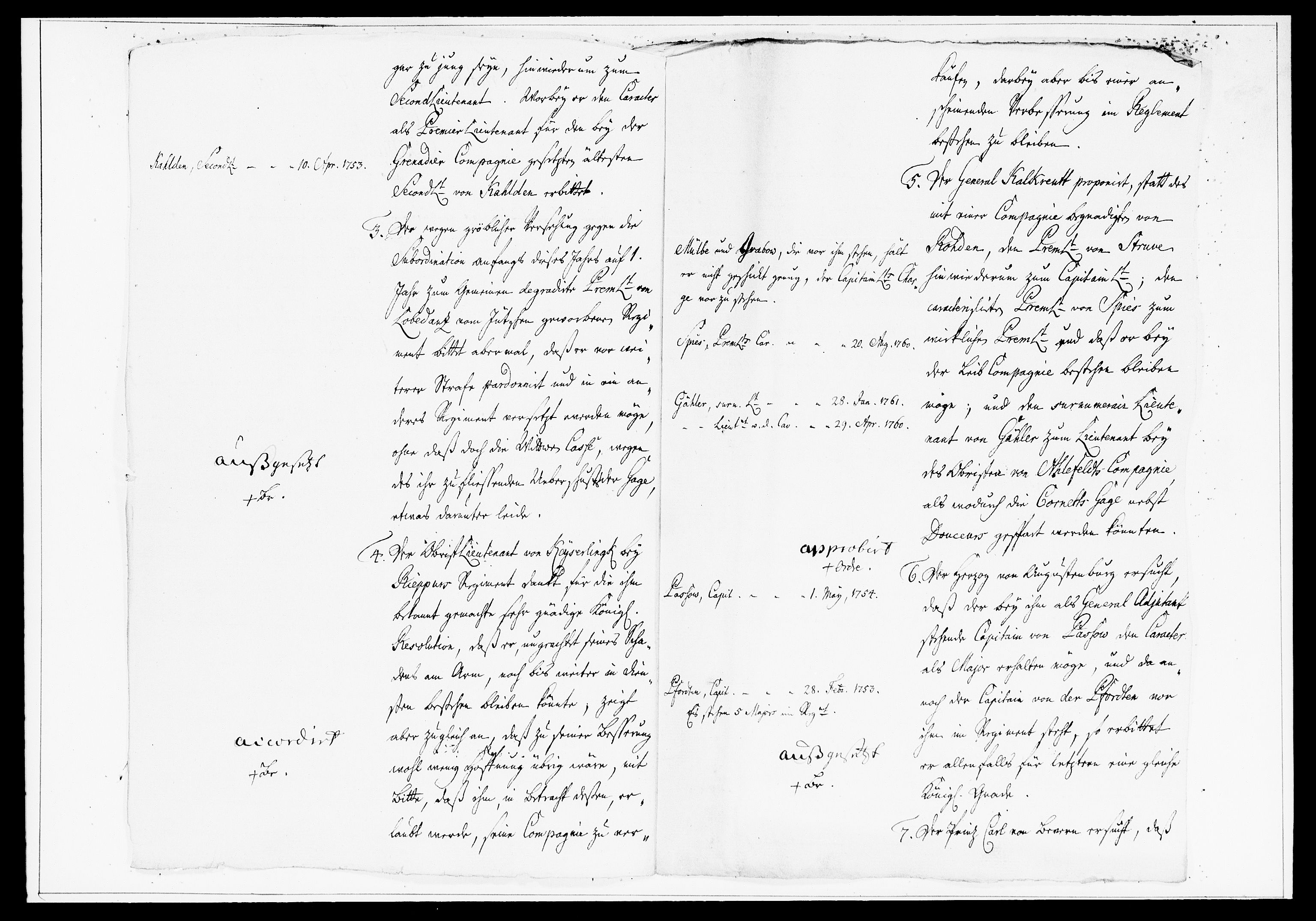 Krigskollegiet, Krigskancelliet, DRA/A-0006/-/1360-1385: Refererede sager, 1761, s. 451
