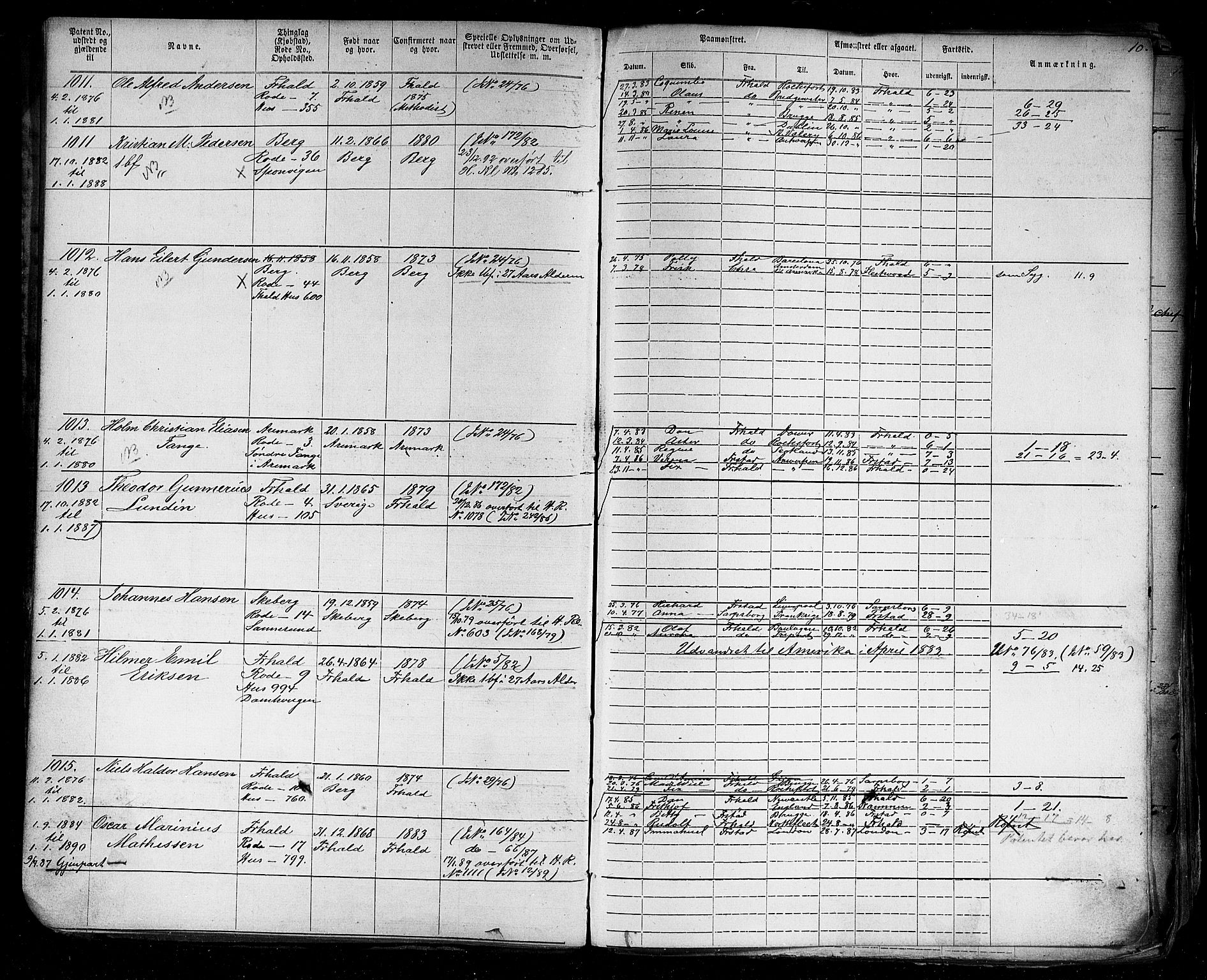 Halden mønstringskontor, AV/SAO-A-10569a/F/Fc/Fca/L0003: Annotasjonsrulle, 1875-1910, s. 12