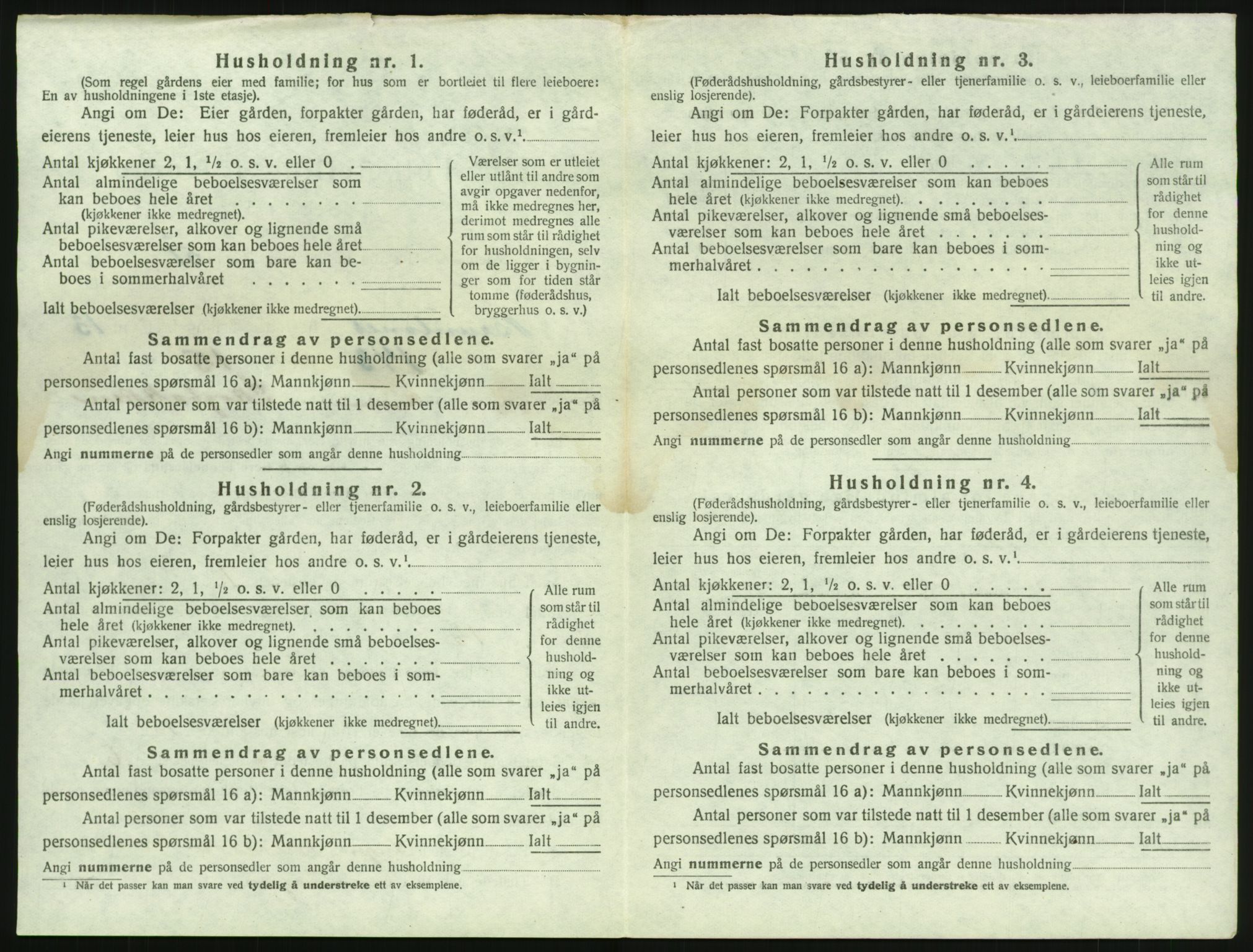 SAKO, Folketelling 1920 for 0726 Brunlanes herred, 1920, s. 1852