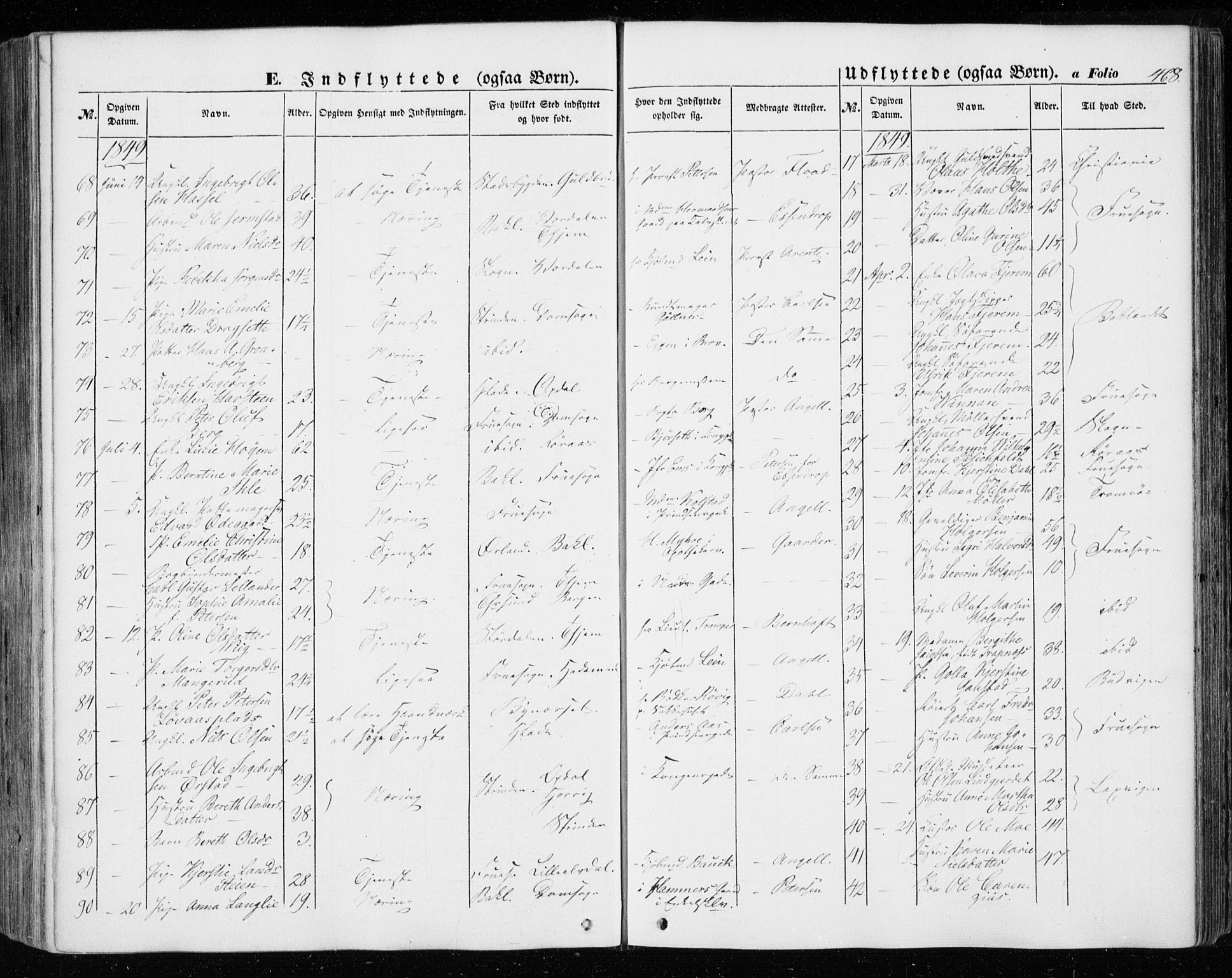Ministerialprotokoller, klokkerbøker og fødselsregistre - Sør-Trøndelag, AV/SAT-A-1456/601/L0051: Ministerialbok nr. 601A19, 1848-1857, s. 468