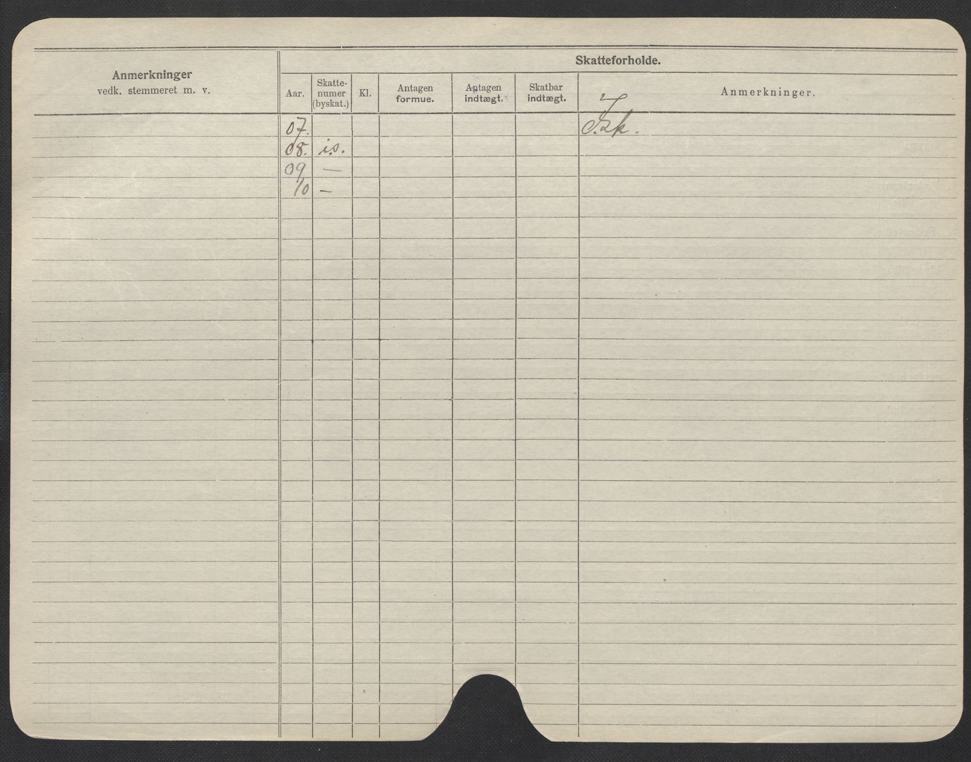 Oslo folkeregister, Registerkort, SAO/A-11715/F/Fa/Fac/L0008: Menn, 1906-1914, s. 401b