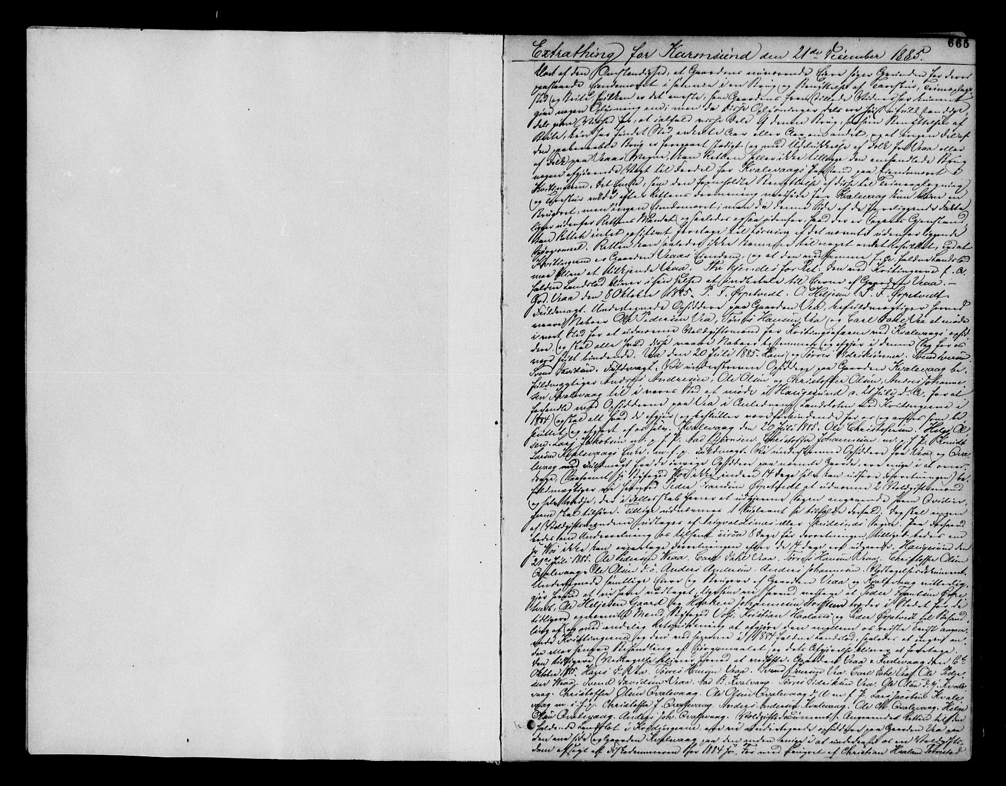 Karmsund sorenskriveri, SAST/A-100311/01/II/IIB/L0026: Pantebok nr. 11, 1885-1888, s. 664-665