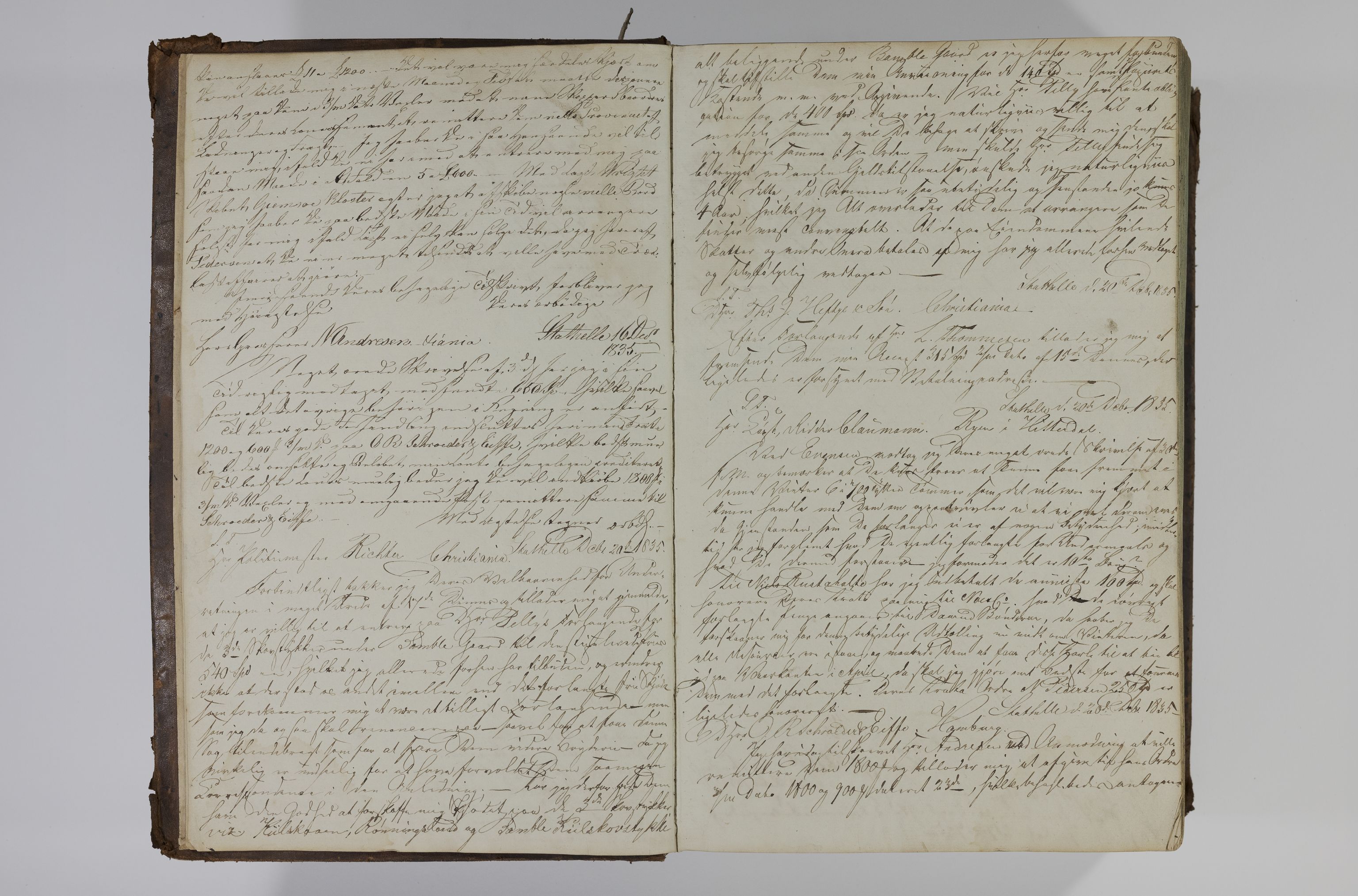 Blehr/ Kjellestad, TEMU/TGM-A-1212/B/L0006: Copiebog, 1835-1843, s. 5