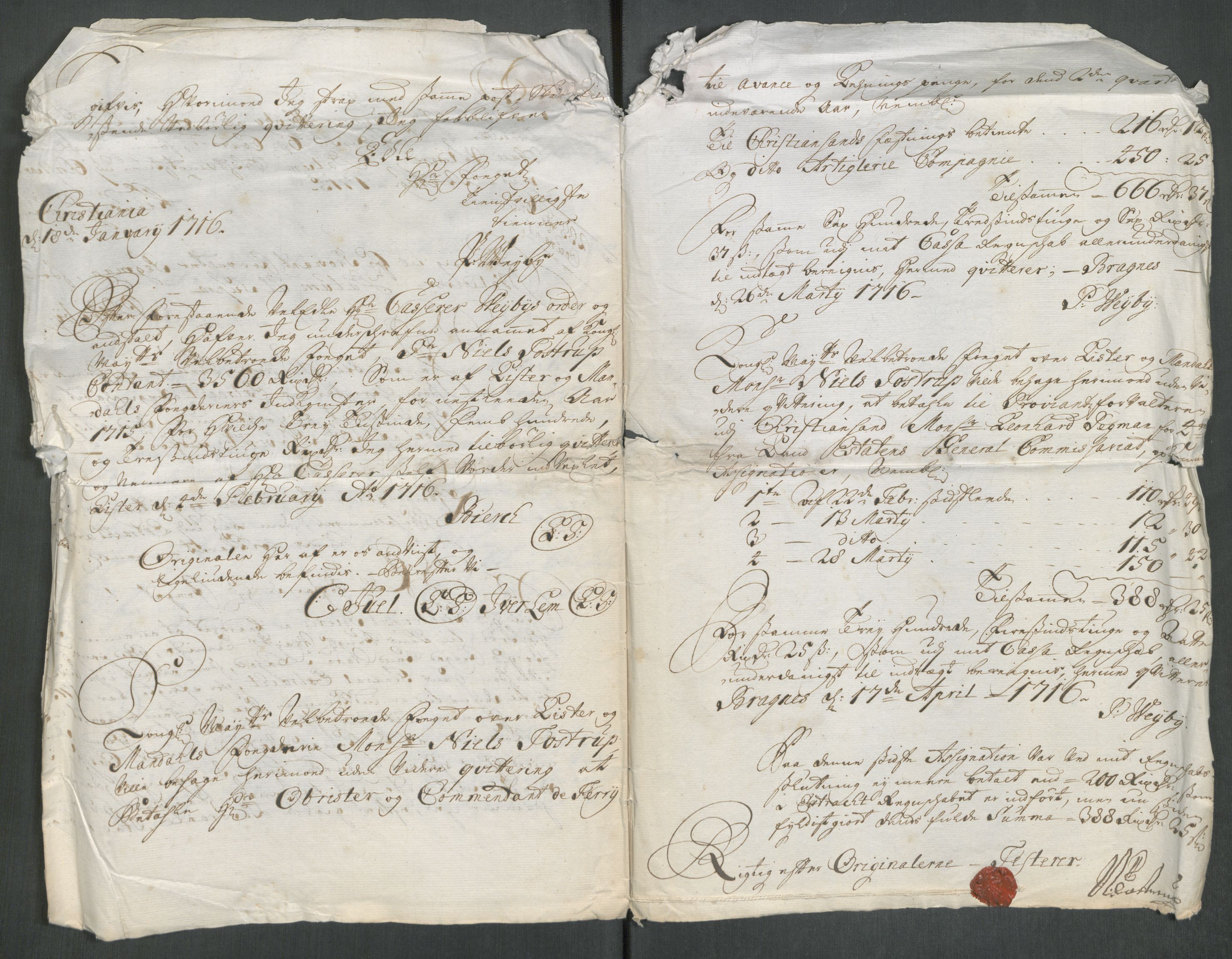 Rentekammeret inntil 1814, Reviderte regnskaper, Fogderegnskap, RA/EA-4092/R43/L2559: Fogderegnskap Lista og Mandal, 1715, s. 291