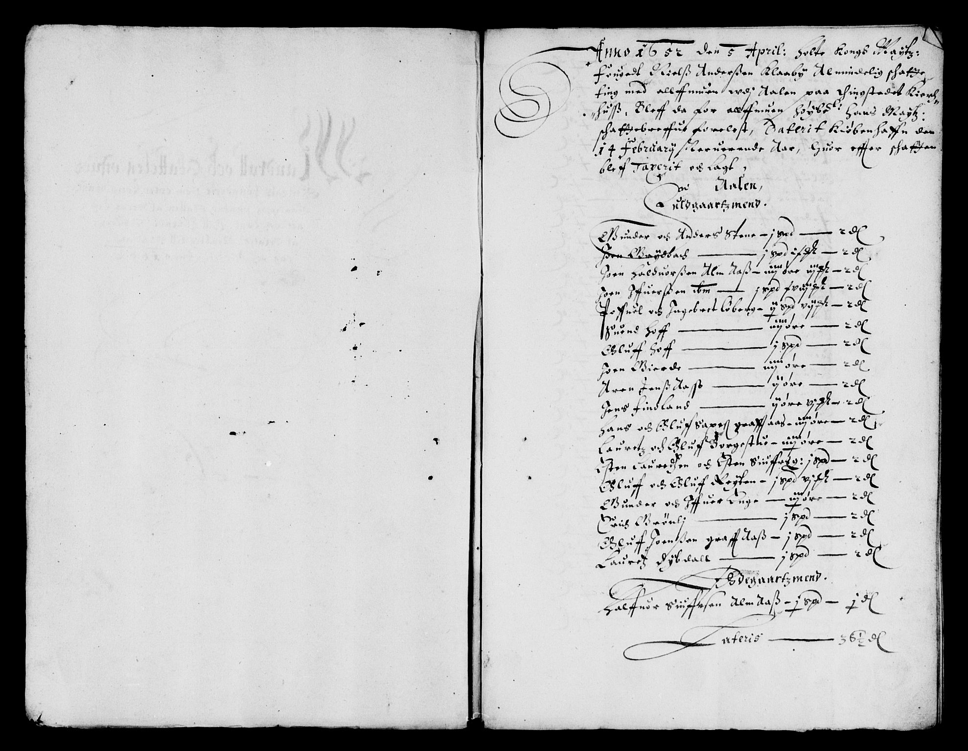 Rentekammeret inntil 1814, Reviderte regnskaper, Lensregnskaper, AV/RA-EA-5023/R/Rb/Rbw/L0110: Trondheim len, 1652-1653