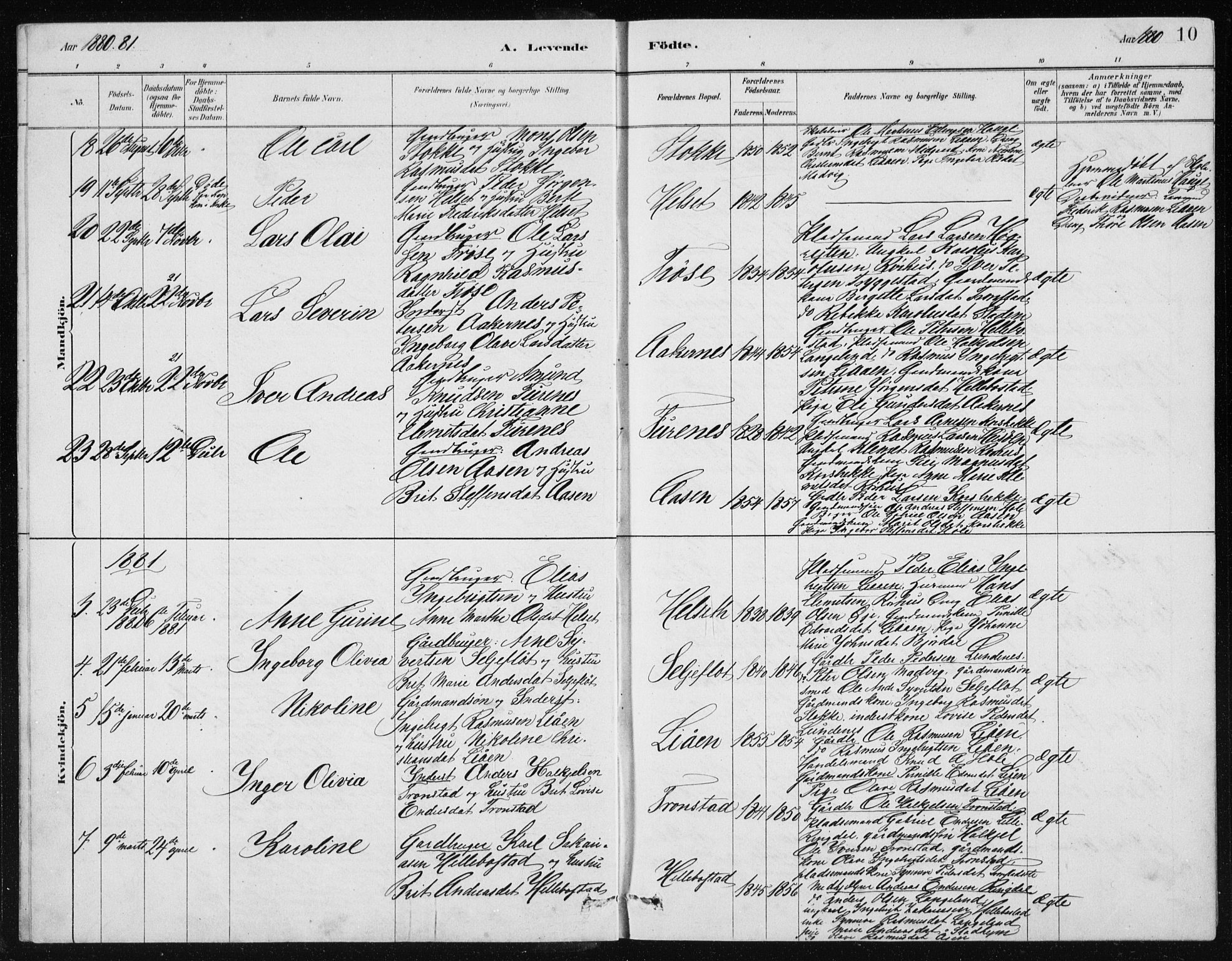 Ministerialprotokoller, klokkerbøker og fødselsregistre - Møre og Romsdal, AV/SAT-A-1454/517/L0230: Klokkerbok nr. 517C03, 1879-1912, s. 10