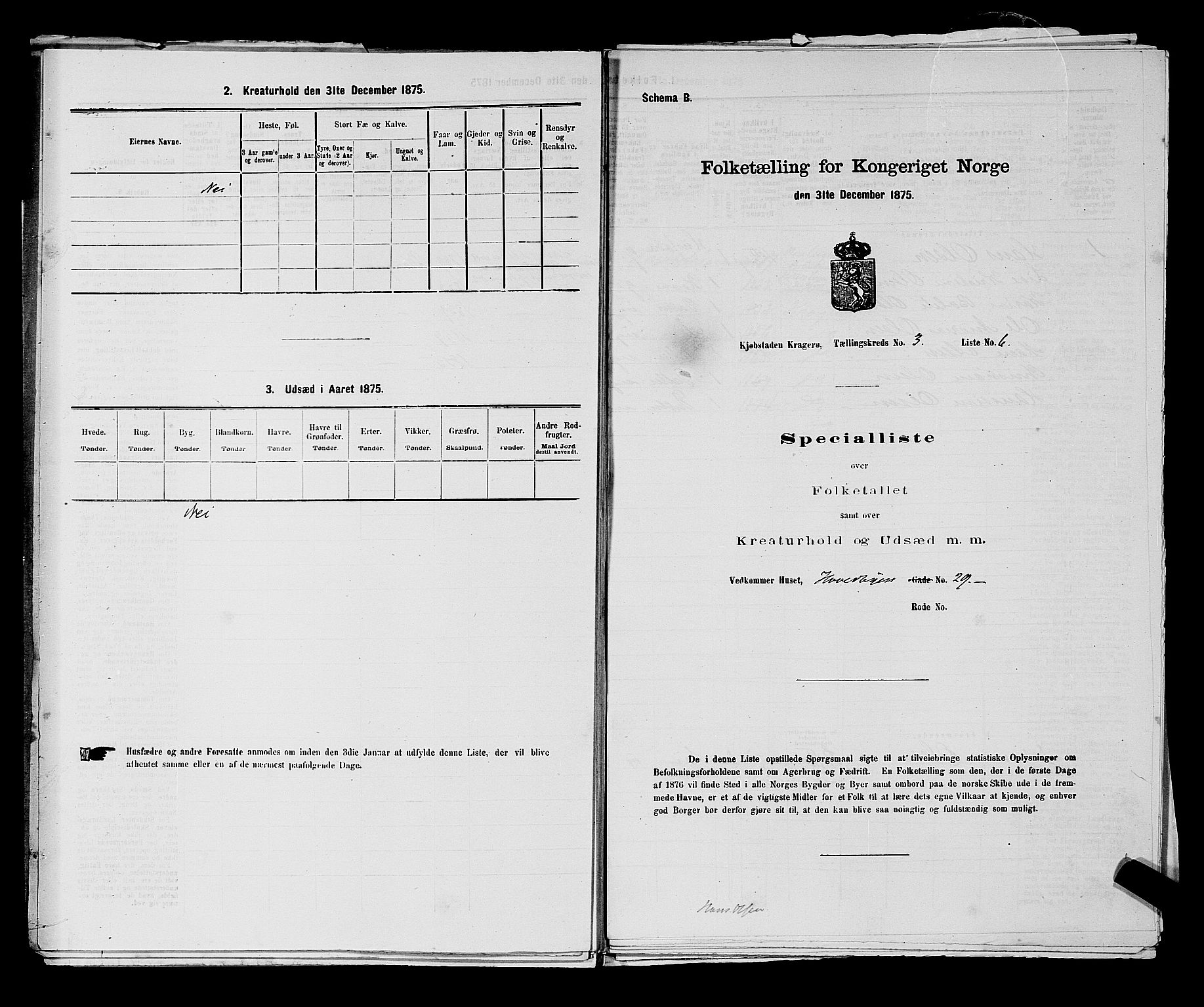 SAKO, Folketelling 1875 for 0801P Kragerø prestegjeld, 1875, s. 75