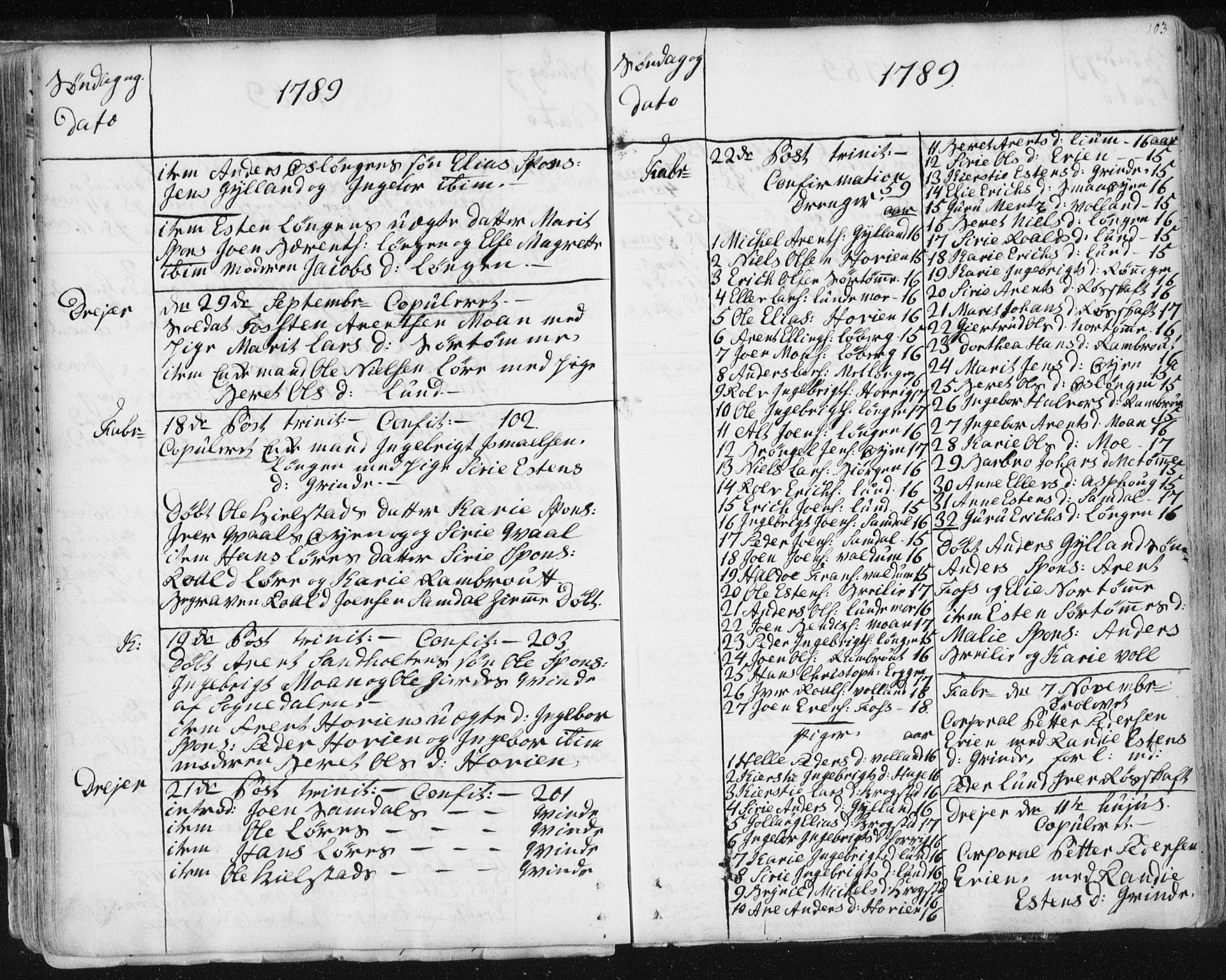 Ministerialprotokoller, klokkerbøker og fødselsregistre - Sør-Trøndelag, SAT/A-1456/687/L0991: Ministerialbok nr. 687A02, 1747-1790, s. 103