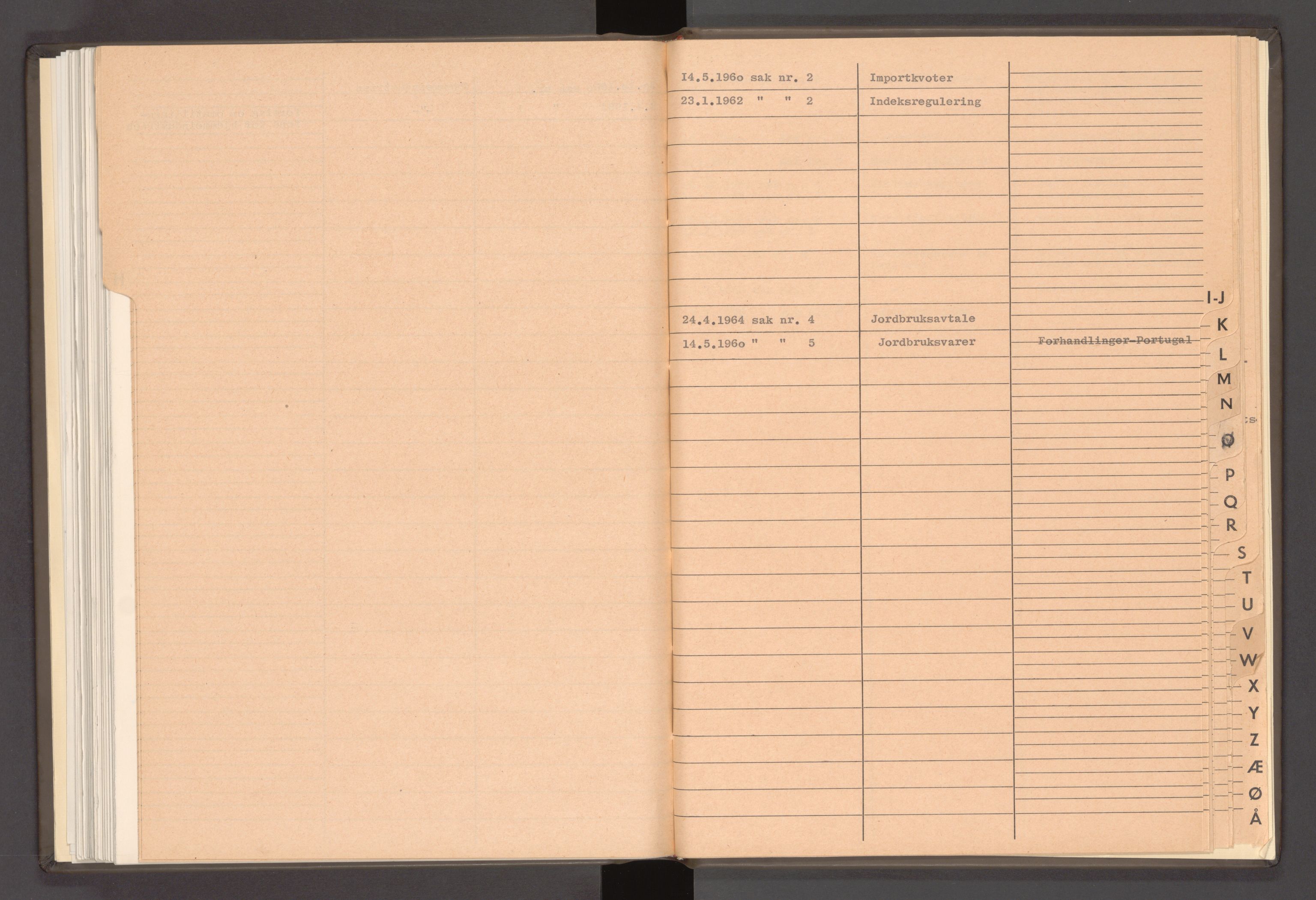 Statsministerens kontor, AV/RA-S-1005/A/Aa/L0021: Referat fra regjeringens økonomiske utvalg, 1960-1965