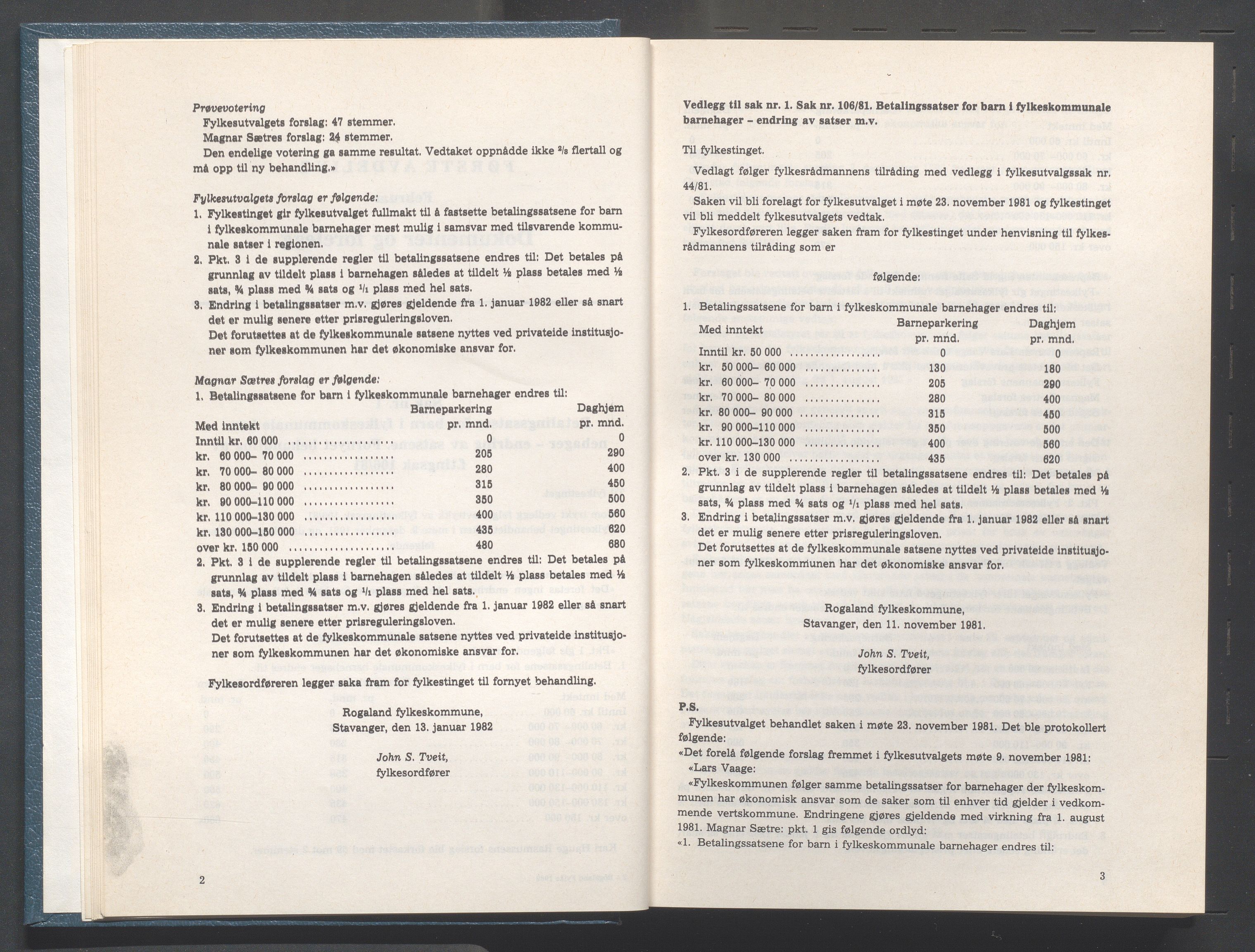 Rogaland fylkeskommune - Fylkesrådmannen , IKAR/A-900/A/Aa/Aaa/L0102: Møtebok , 1982, s. 2-3