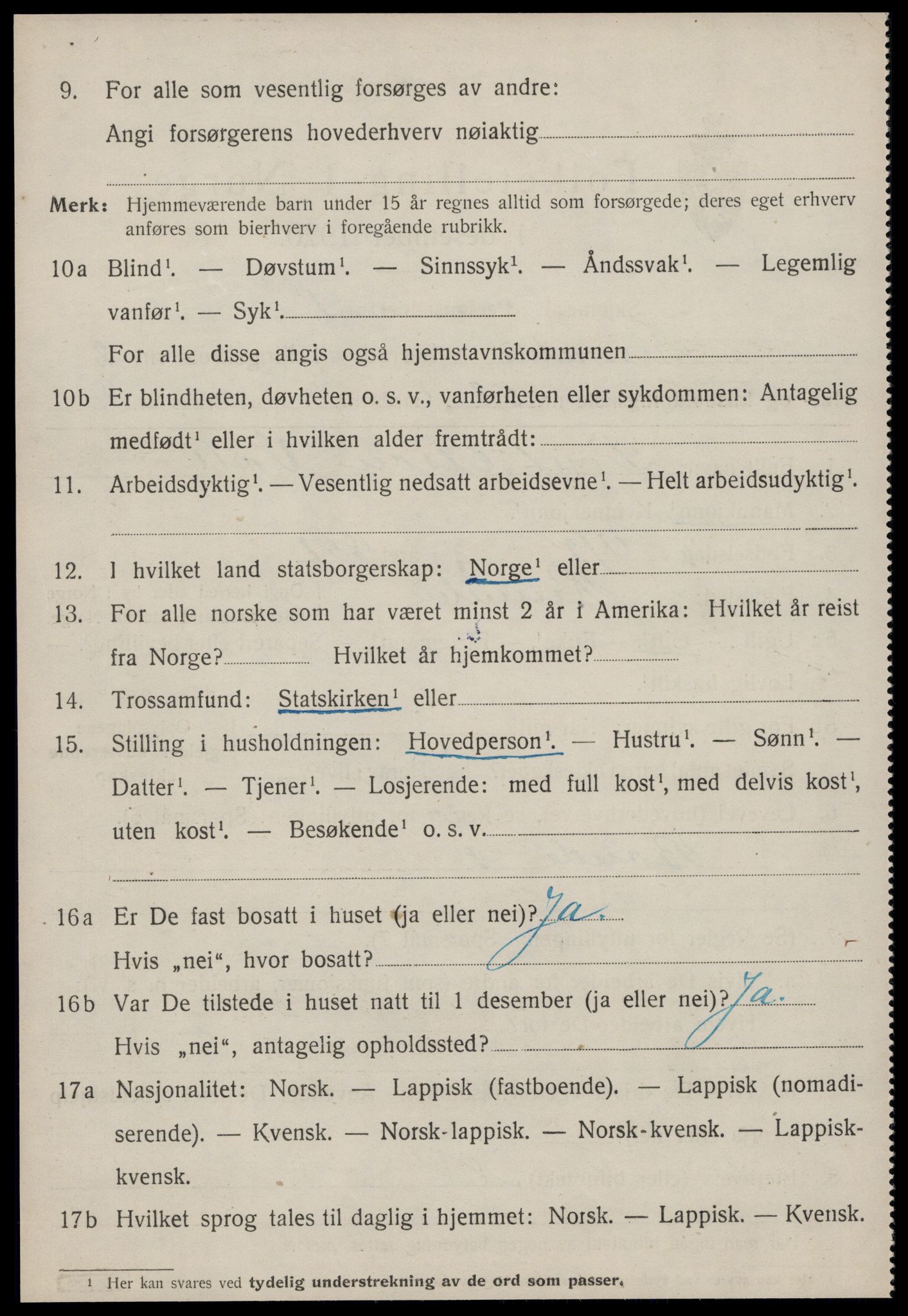 SAT, Folketelling 1920 for 1635 Rennebu herred, 1920, s. 1865