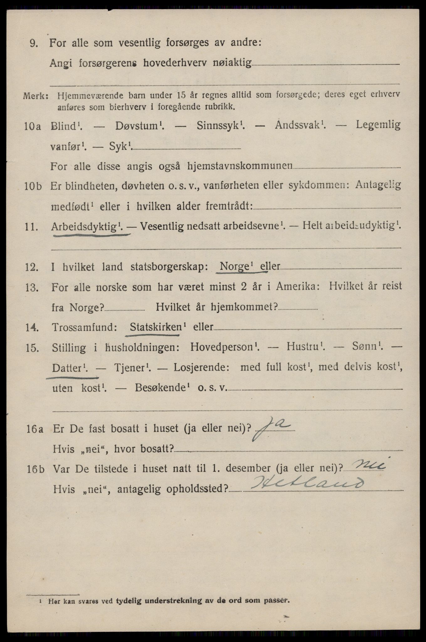 SAST, Folketelling 1920 for 1142 Rennesøy herred, 1920, s. 2267