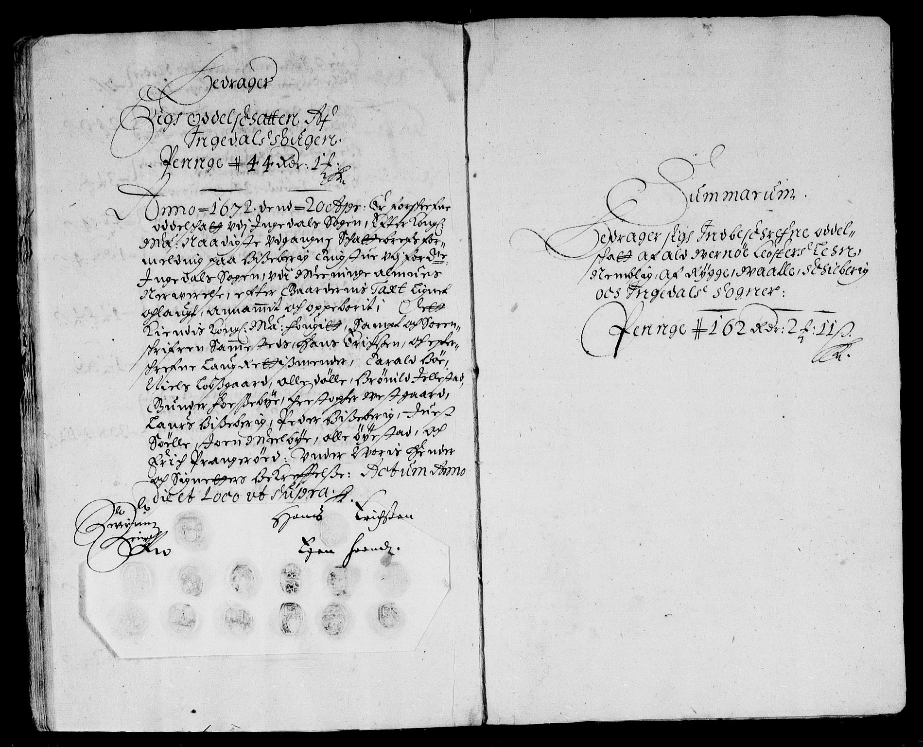 Rentekammeret inntil 1814, Reviderte regnskaper, Stiftamtstueregnskaper, Landkommissariatet på Akershus og Akershus stiftamt, AV/RA-EA-5869/R/Rb/L0084: Akershus stiftamt, 1672