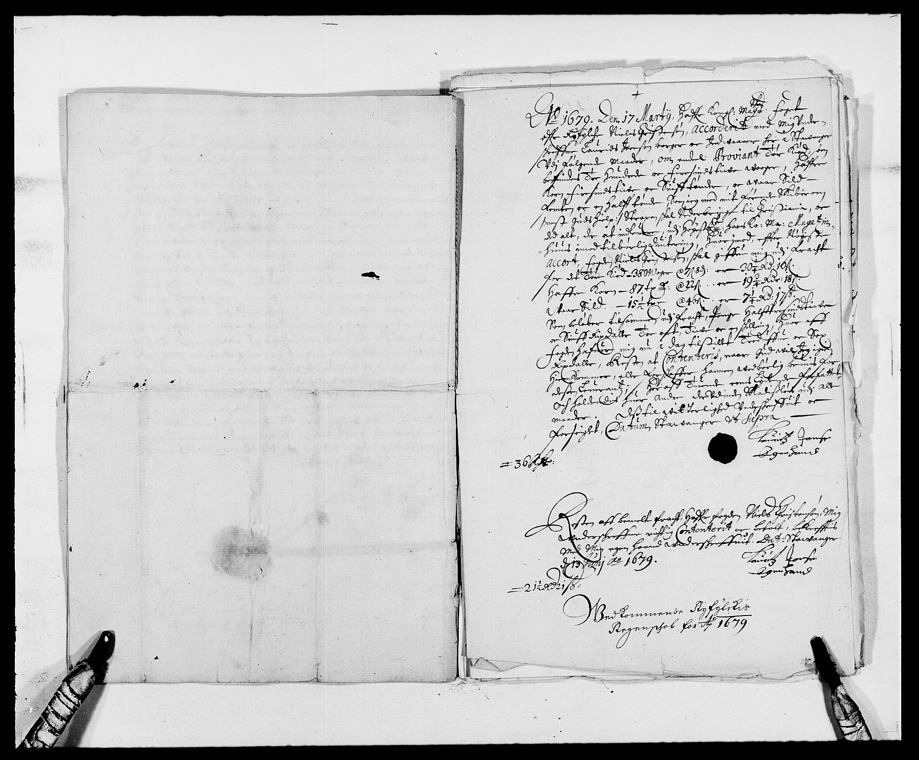 Rentekammeret inntil 1814, Reviderte regnskaper, Fogderegnskap, AV/RA-EA-4092/R47/L2849: Fogderegnskap Ryfylke, 1679, s. 240