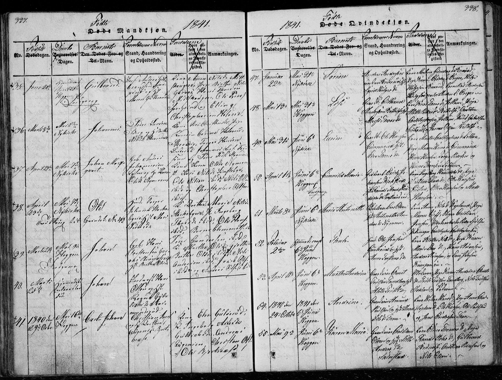 Modum kirkebøker, AV/SAKO-A-234/G/Ga/L0003: Klokkerbok nr. I 3, 1832-1842, s. 337-338