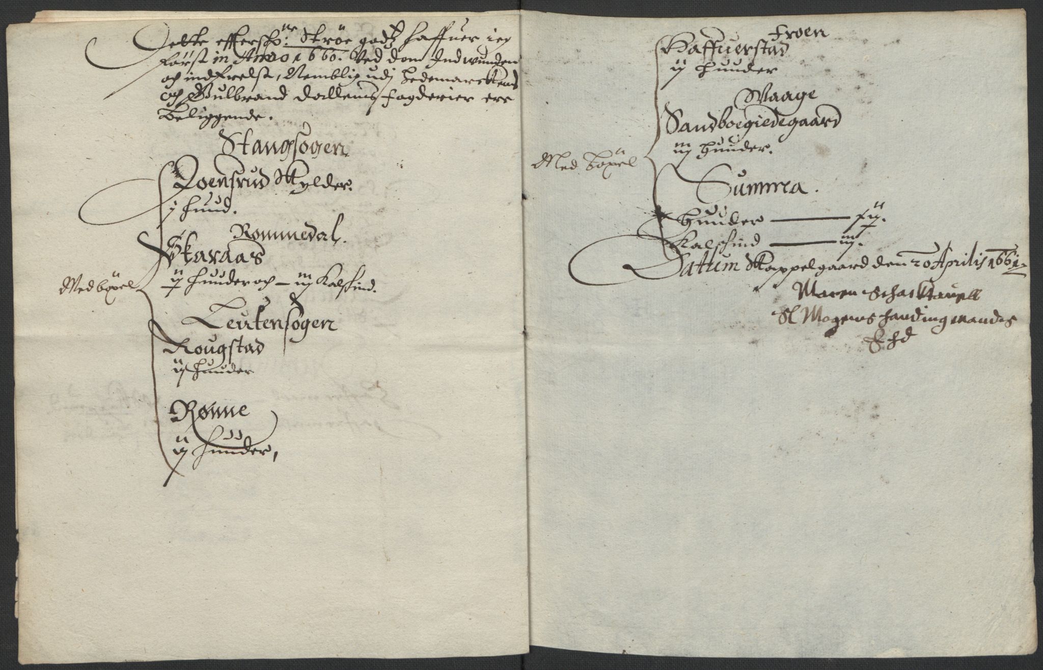 Rentekammeret inntil 1814, Realistisk ordnet avdeling, AV/RA-EA-4070/L/L0010/0006: Oppland lagdømme: / Jordebøker over adelsgods, 1661