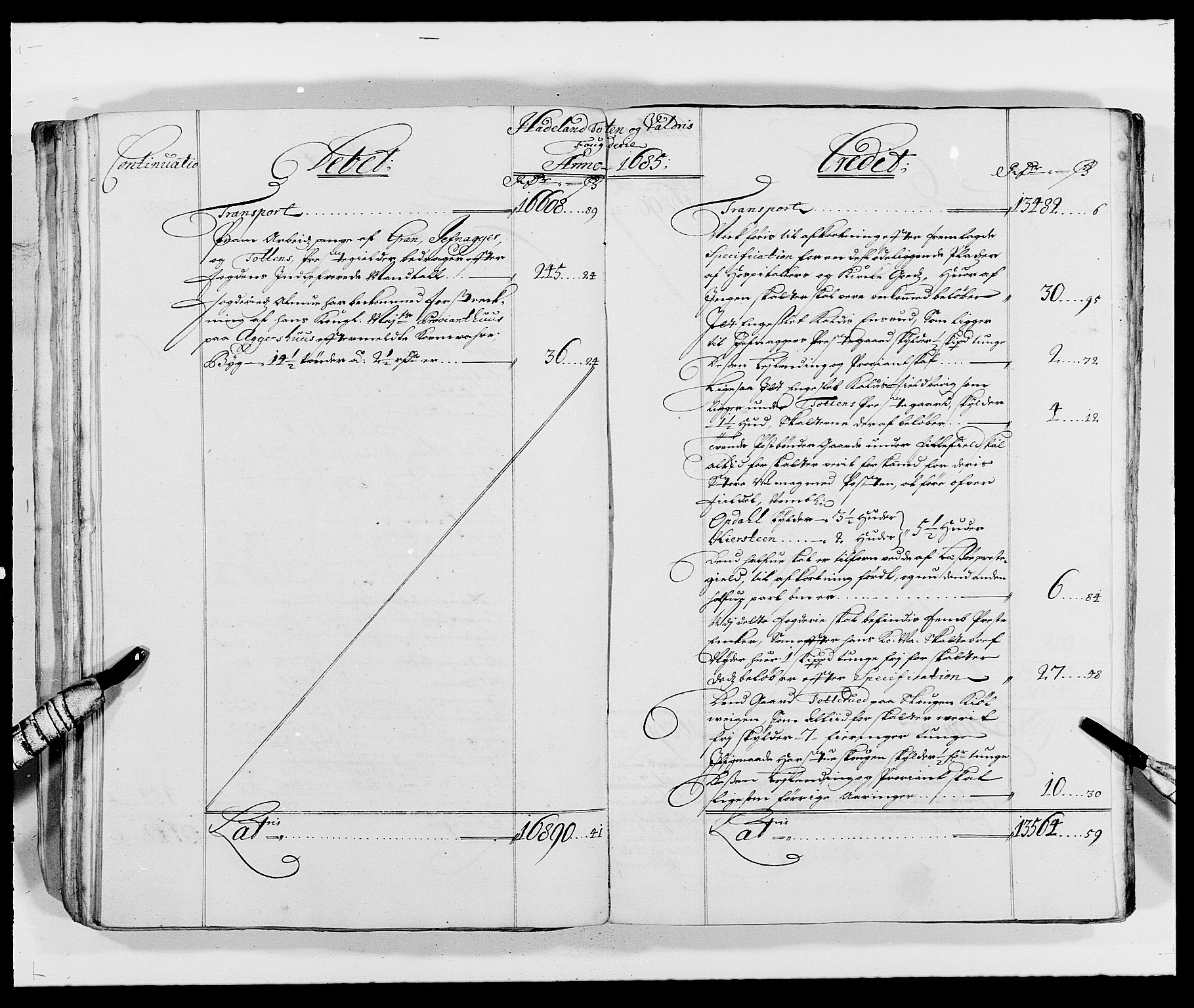 Rentekammeret inntil 1814, Reviderte regnskaper, Fogderegnskap, RA/EA-4092/R18/L1287: Fogderegnskap Hadeland, Toten og Valdres, 1688, s. 120