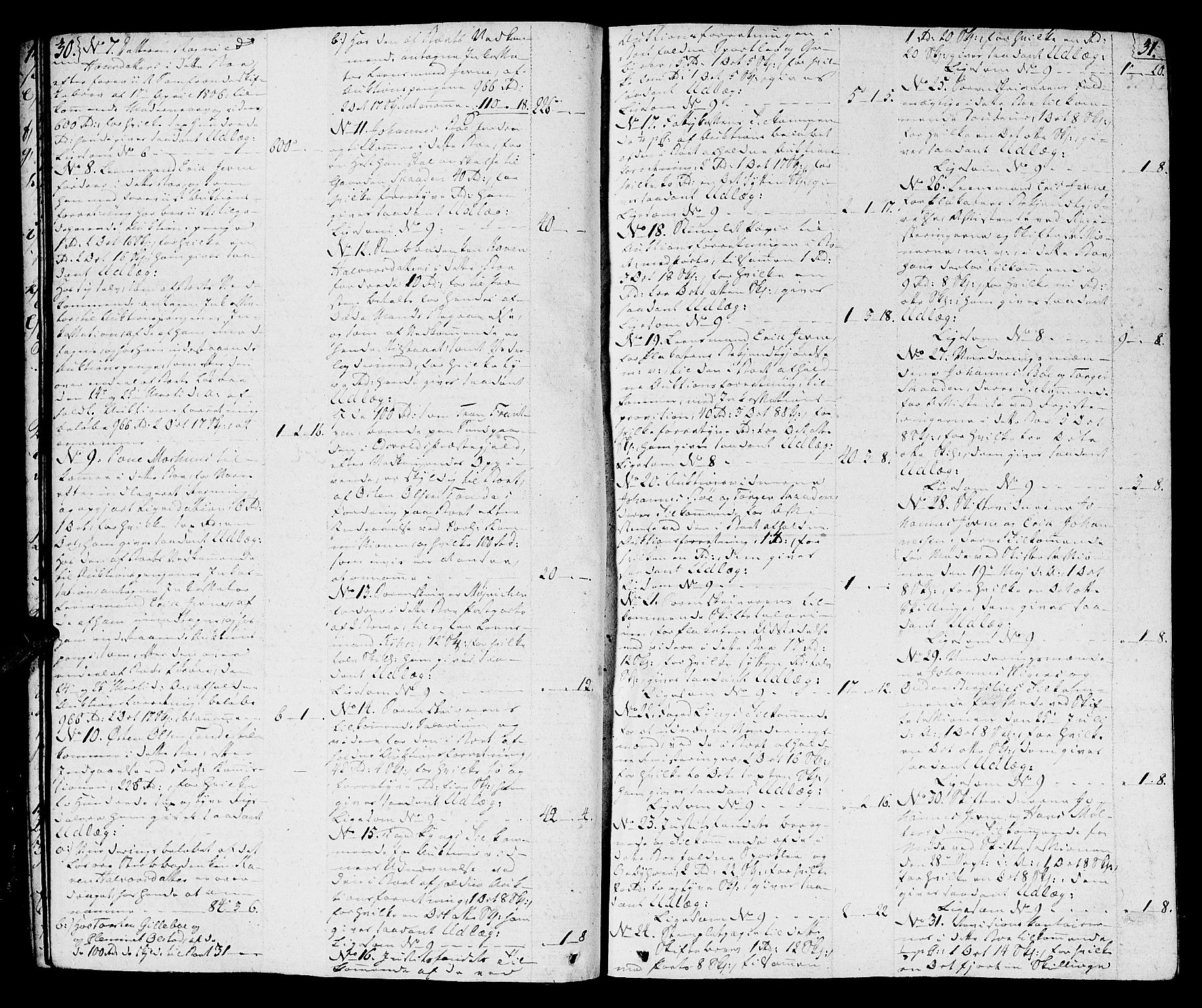 Sør-Gudbrandsdal tingrett, AV/SAH-TING-004/J/Ja/Jaa/L0009A: Skifteprotokoll, 1809-1820, s. 30-31