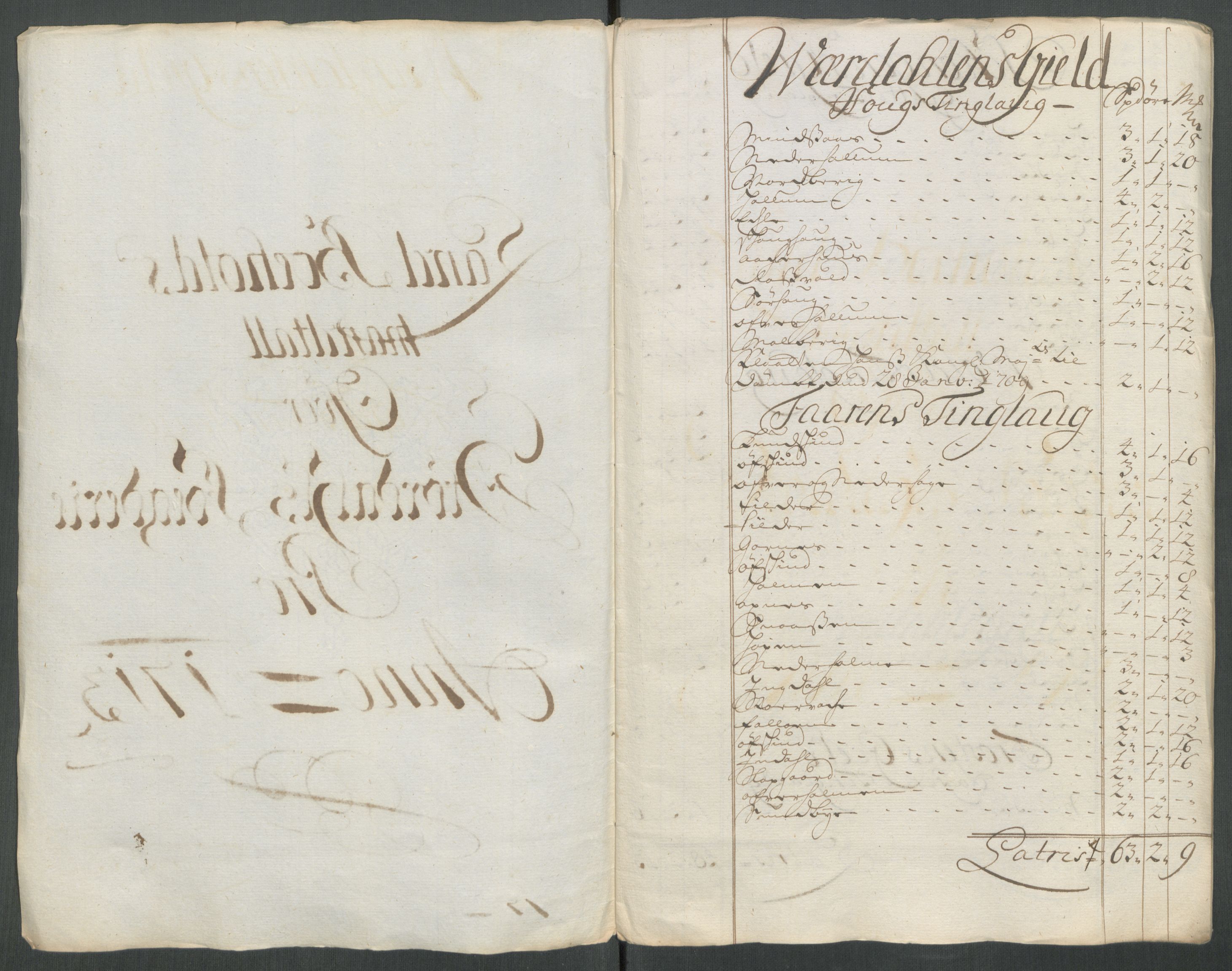 Rentekammeret inntil 1814, Reviderte regnskaper, Fogderegnskap, RA/EA-4092/R62/L4203: Fogderegnskap Stjørdal og Verdal, 1713, s. 199