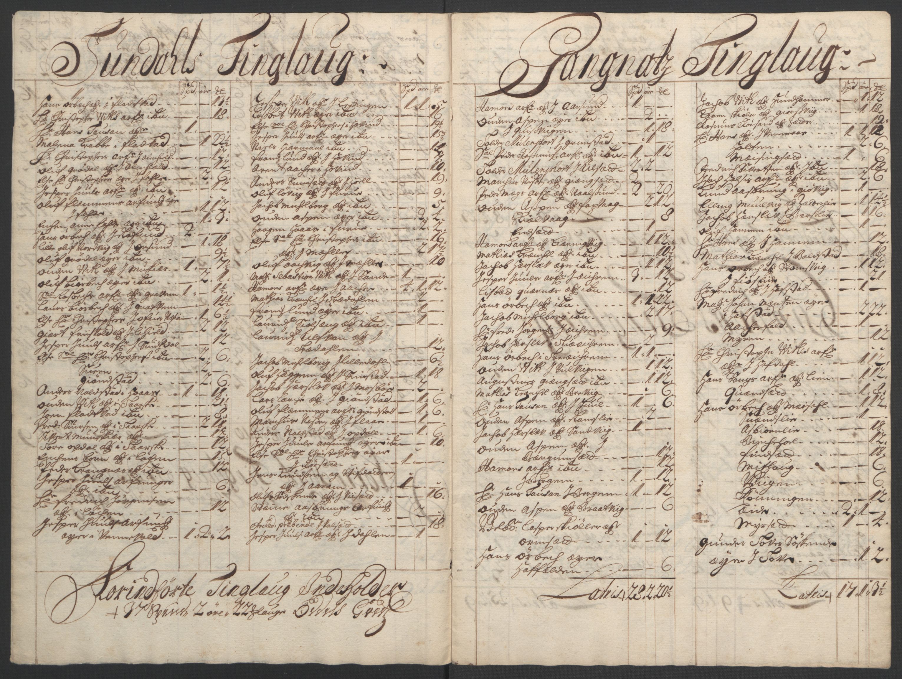 Rentekammeret inntil 1814, Reviderte regnskaper, Fogderegnskap, RA/EA-4092/R56/L3736: Fogderegnskap Nordmøre, 1694-1696, s. 70