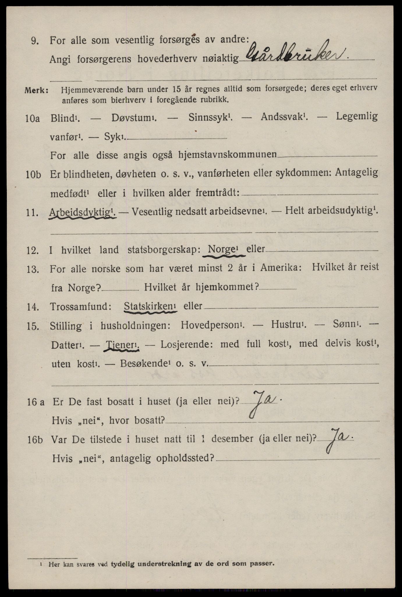 SAKO, Folketelling 1920 for 0830 Nissedal herred, 1920, s. 1524