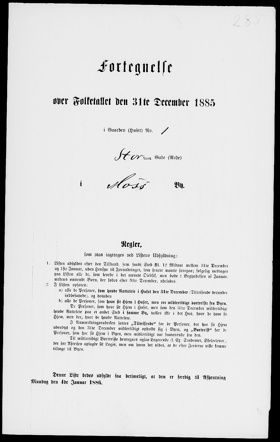 RA, Folketelling 1885 for 0104 Moss kjøpstad, 1885, s. 614