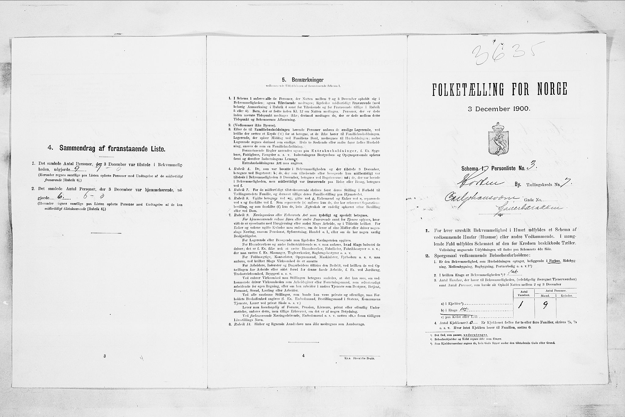 RA, Folketelling 1900 for 0703 Horten ladested, 1900, s. 4961