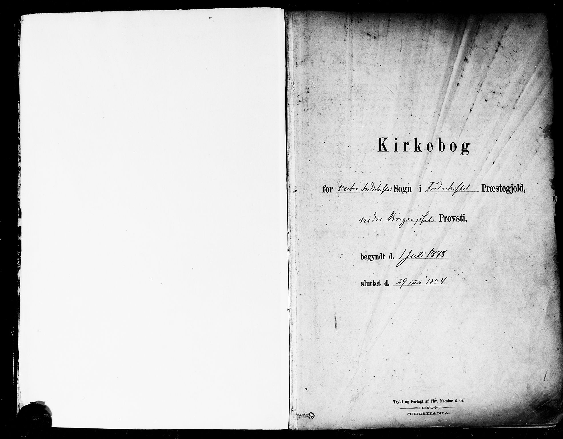 Fredrikstad domkirkes prestekontor Kirkebøker, AV/SAO-A-10906/F/Fa/L0002: Ministerialbok nr. 2, 1878-1894