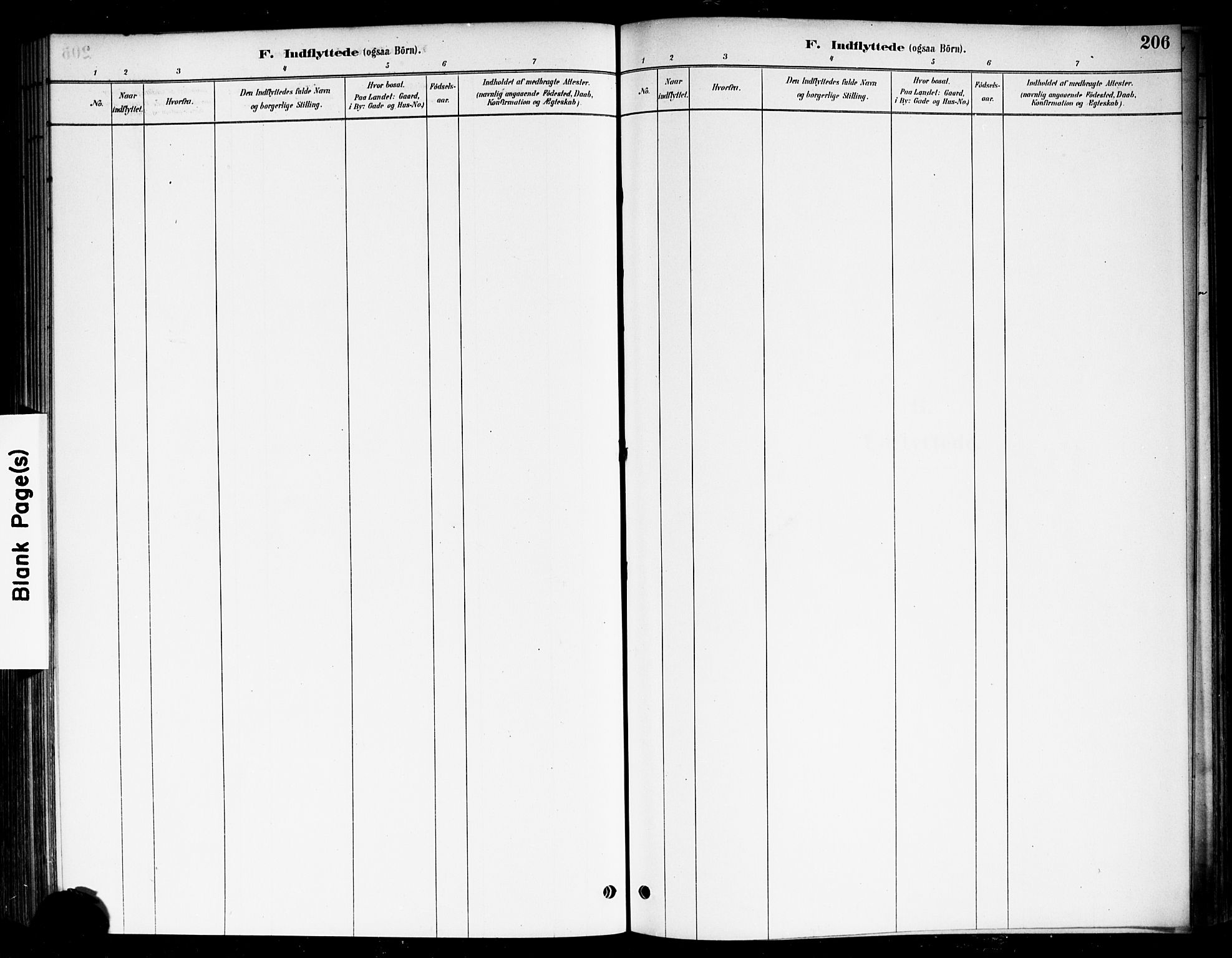 Eidsberg prestekontor Kirkebøker, AV/SAO-A-10905/F/Fb/L0001: Ministerialbok nr. II 1, 1879-1900, s. 206