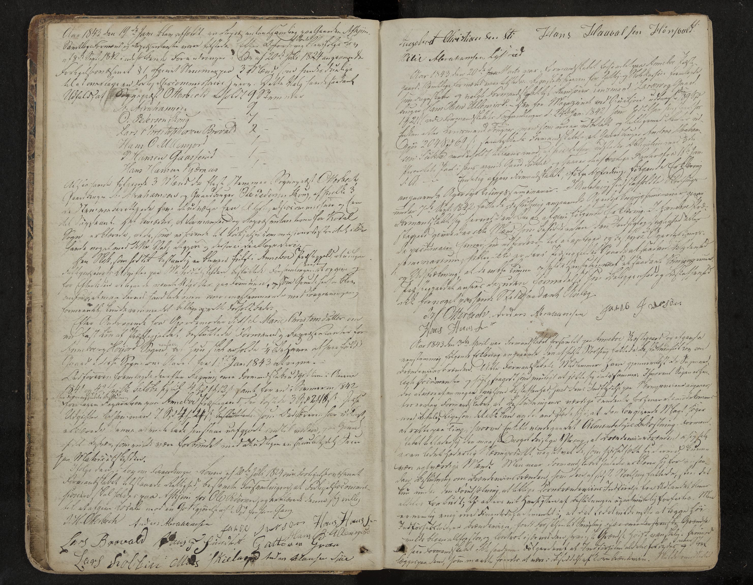 Andebu formannskap og sentraladministrasjon, IKAK/0719021-1/A/Aa/L0001: Møtebok med register, 1837-1869, s. 11