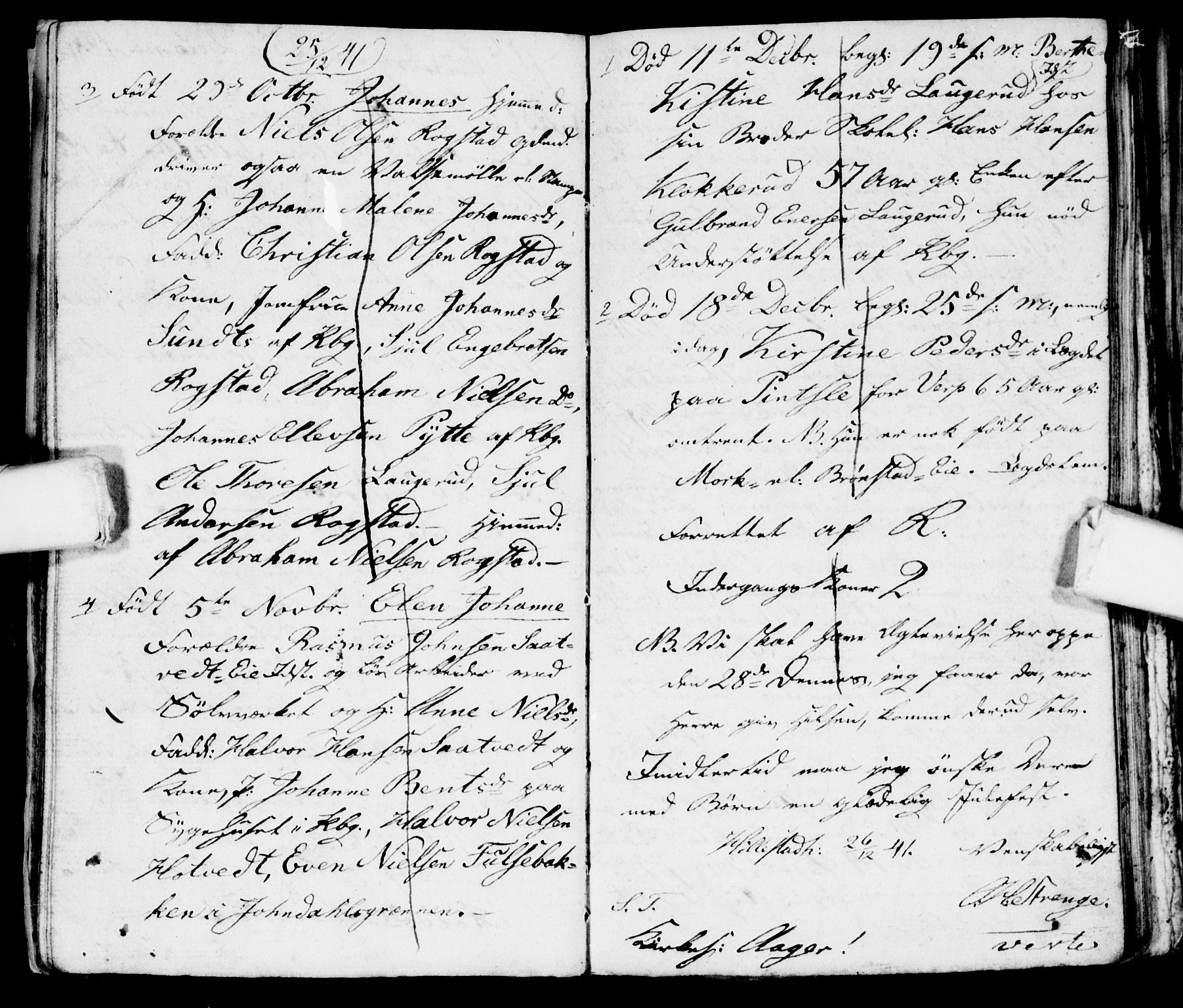 Sandsvær kirkebøker, SAKO/A-244/G/Gd/L0002: Klokkerbok nr. IV 2, 1840-1844