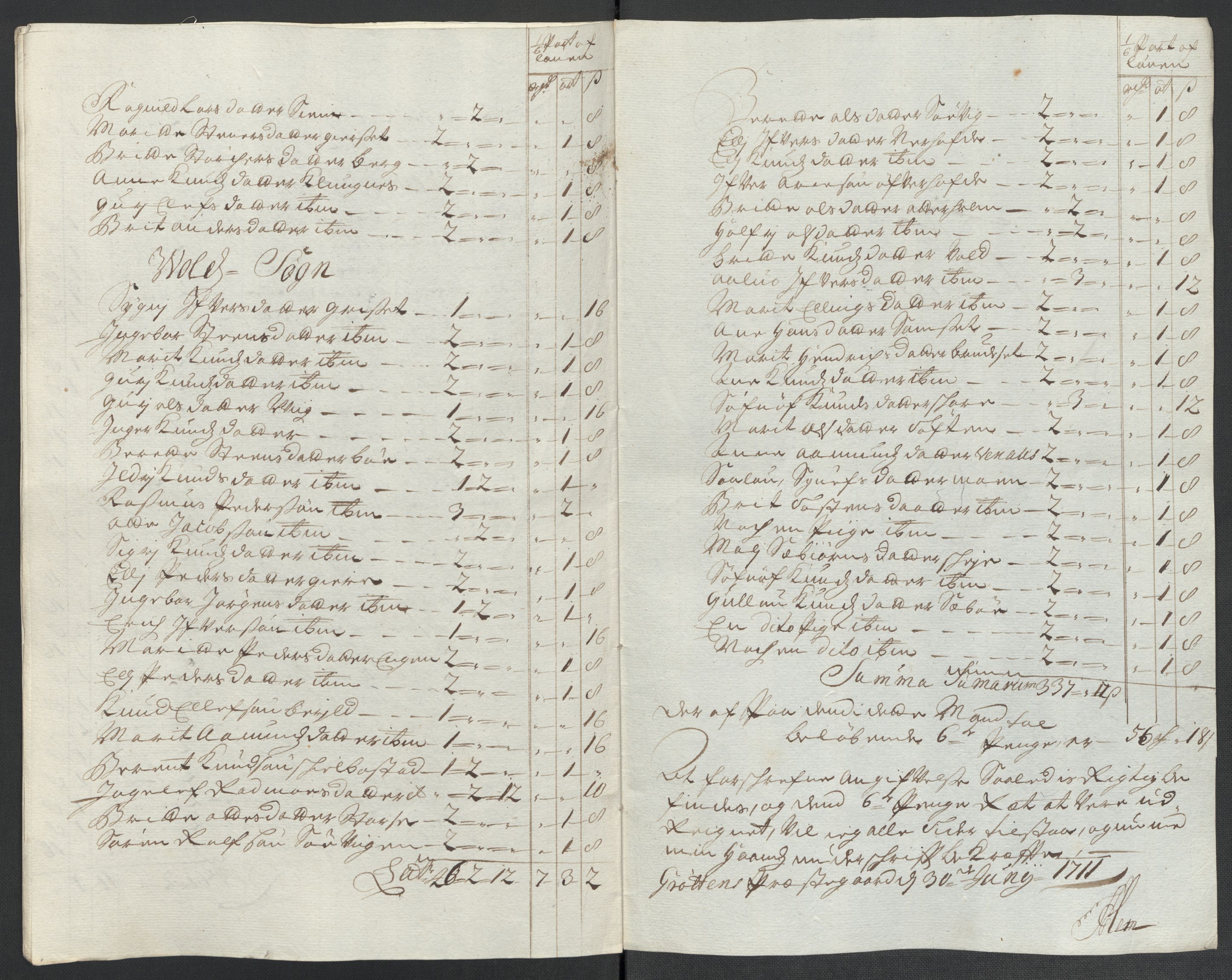 Rentekammeret inntil 1814, Reviderte regnskaper, Fogderegnskap, RA/EA-4092/R55/L3660: Fogderegnskap Romsdal, 1711, s. 162
