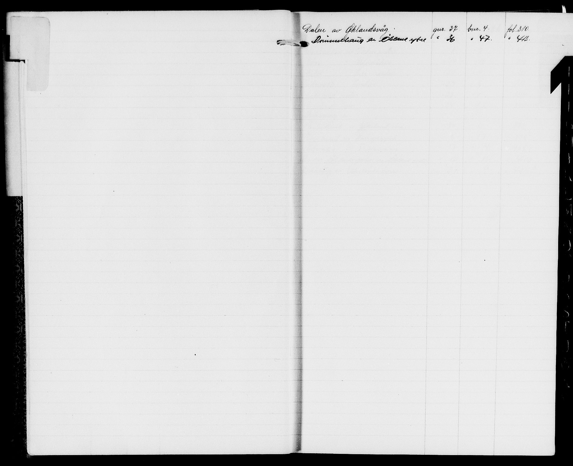 Sunnhordland sorenskrivar, SAB/A-2401/1/G/Ga/Gal/L0001: Panteregister nr. II.A.l.1, 1921-1954