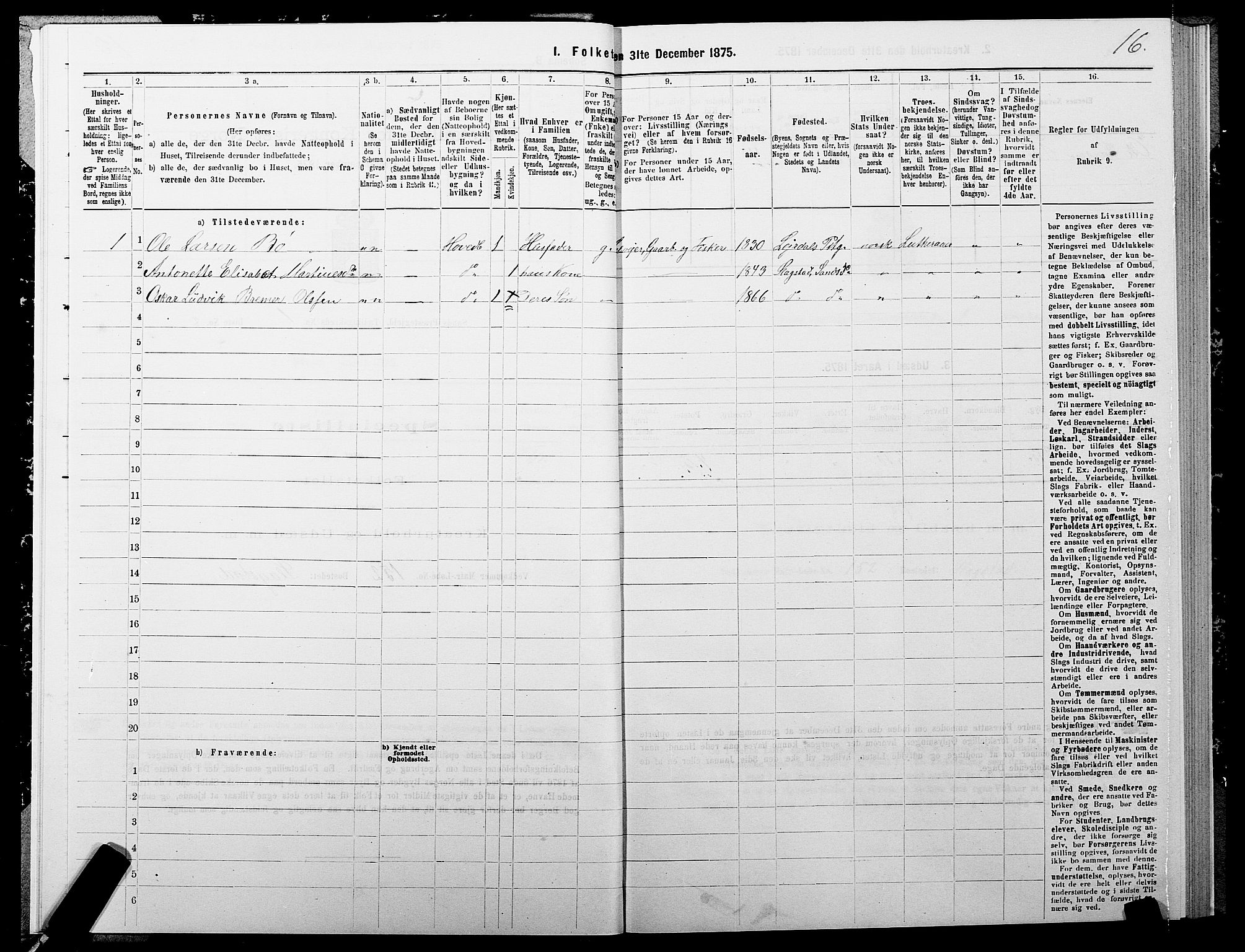 SATØ, Folketelling 1875 for 1915P Sand prestegjeld, 1875, s. 1016