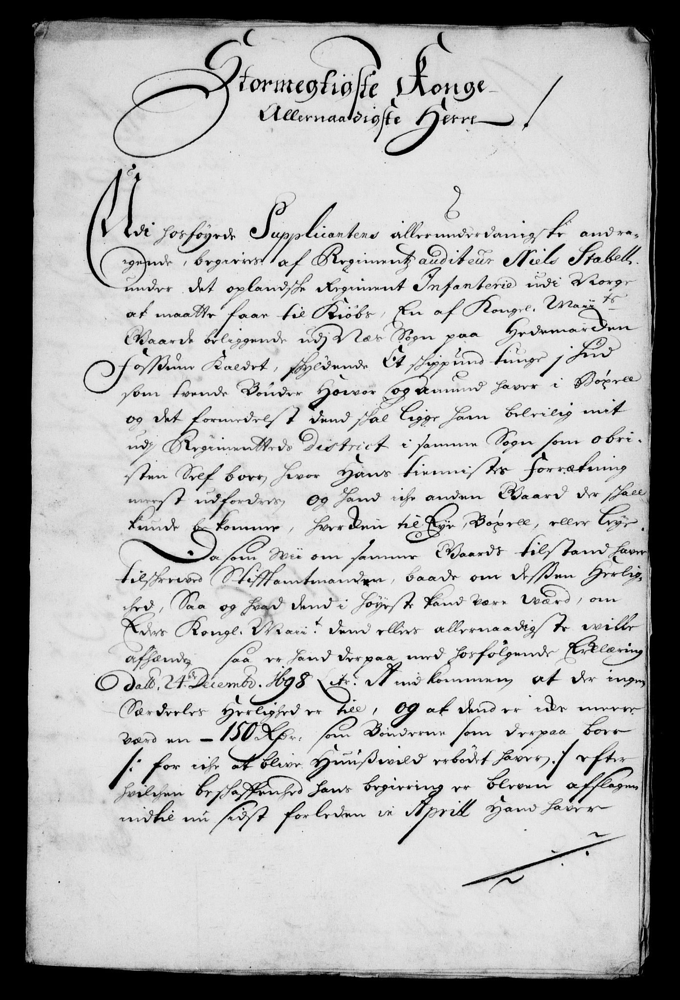 Rentekammeret inntil 1814, Realistisk ordnet avdeling, RA/EA-4070/On/L0013: [Jj 14]: Forskjellige dokumenter om krongodset i Norge, 1672-1722, s. 381